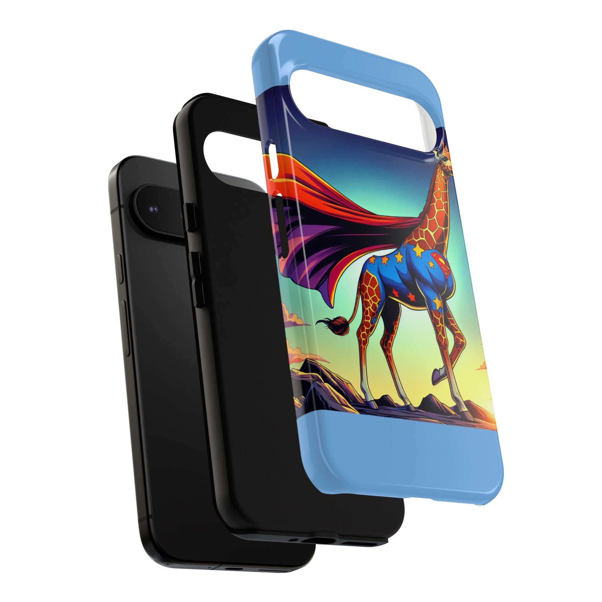 Superhero Giraffe Phone Case | Tough Cases, Unique Gifts, Animal Lover Accessories, Fun Tech Protectors, Cute Phone Covers, Birthday Gift