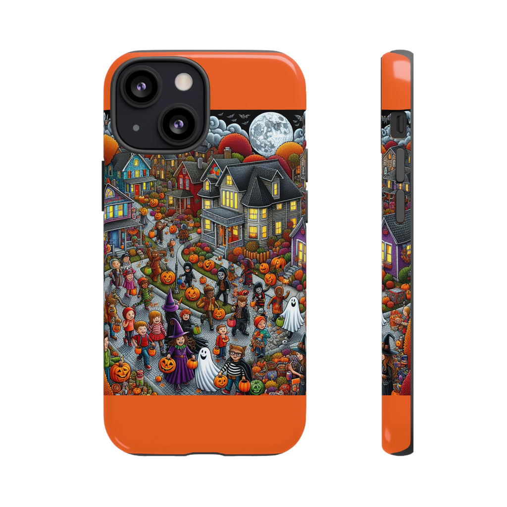 Halloween Phone Case, Tough Cases for Spooky Season, Fall Decor, Trick or Treat, Pumpkin Lovers, Ghost Design