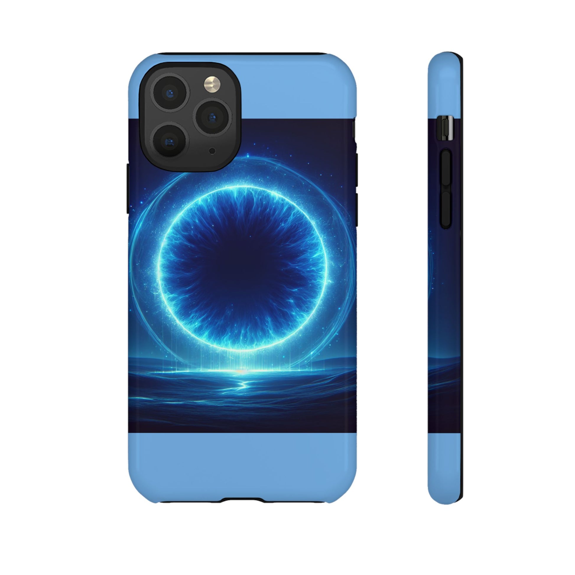 Blue Galaxy Phone Case, Tough Phone Cover, Cosmic Protection Case, Space Design, Gift for Space Lovers