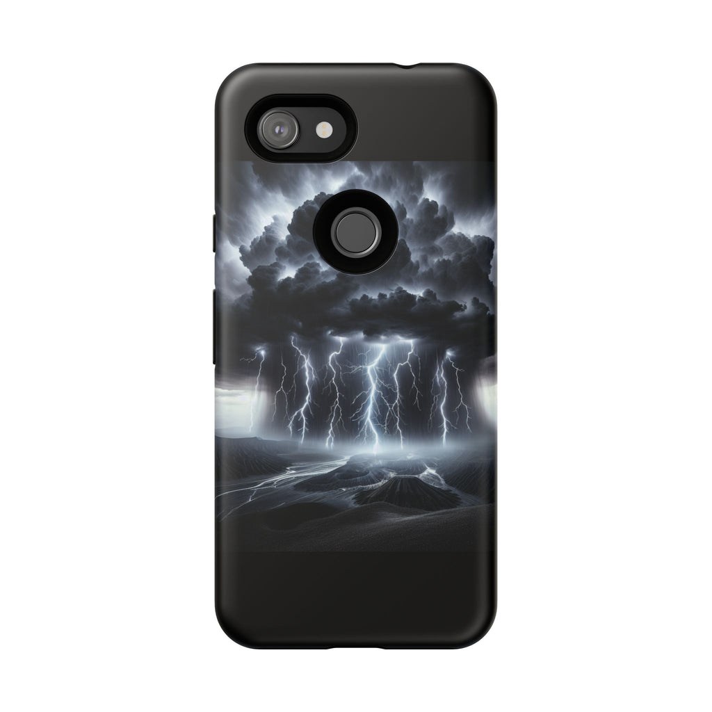 Tough Cases for the Bold: Stormy Thunder Phone Case, Lightning Protection, Durable Cover for Adventurers, Unique Gift for Nature [...]