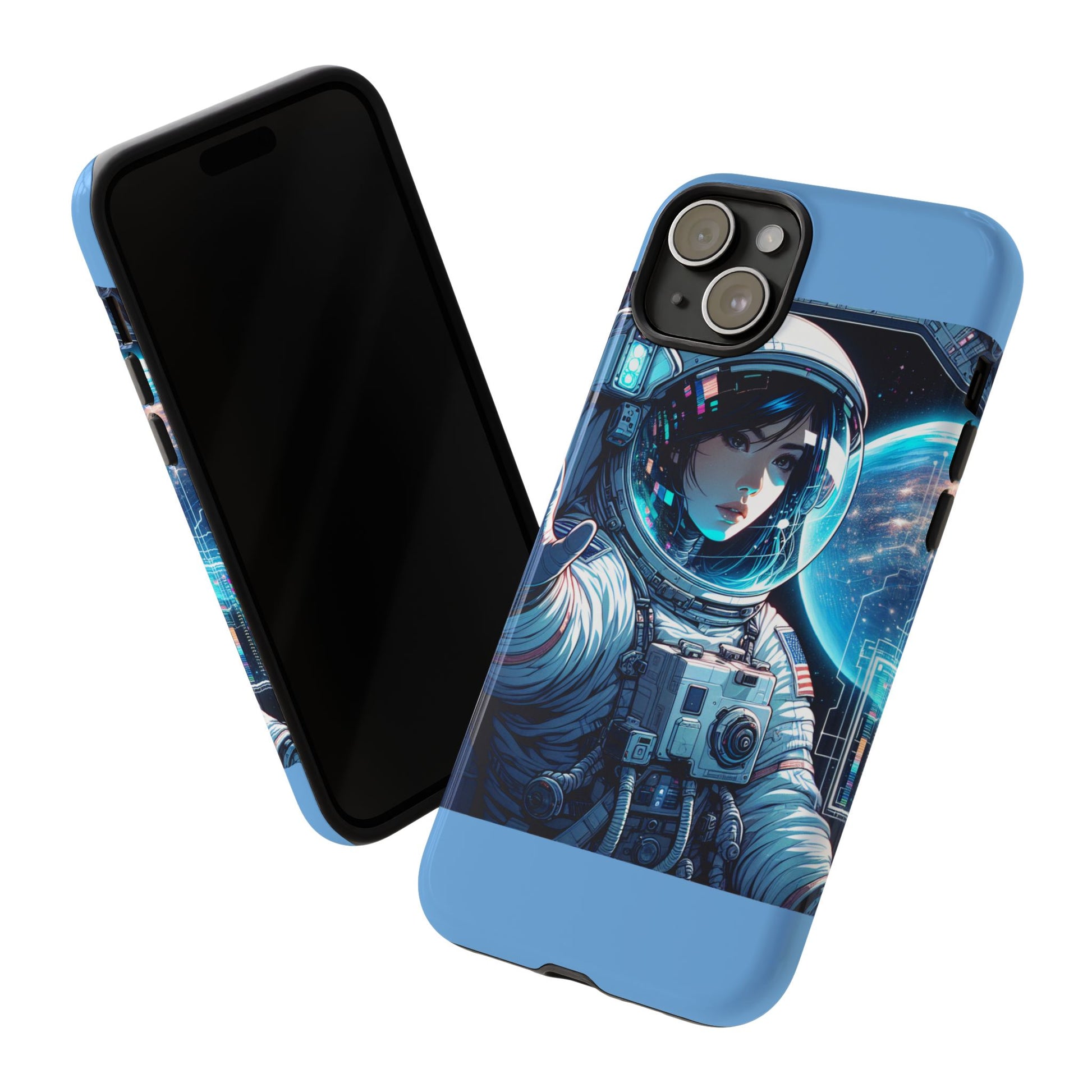Astronaut Phone Case, Space-Themed Tough Case, Unique Gift for Science Lovers, Trendy Protection for Smartphones, Cool Tech Accessories