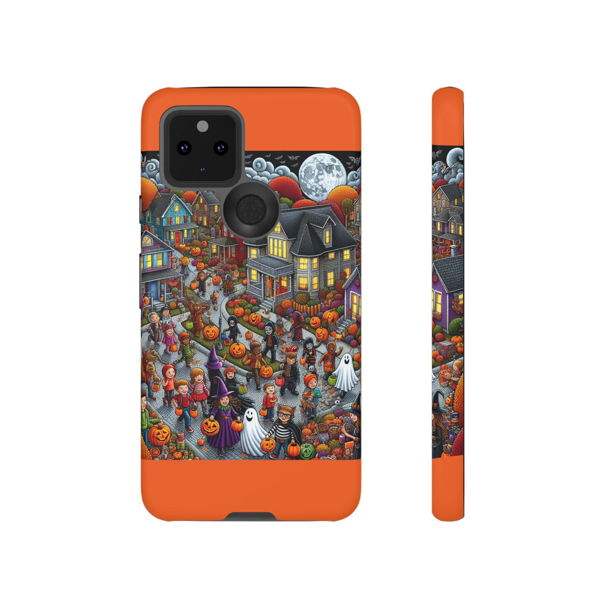 Halloween Phone Case, Tough Cases for Spooky Season, Fall Decor, Trick or Treat, Pumpkin Lovers, Ghost Design