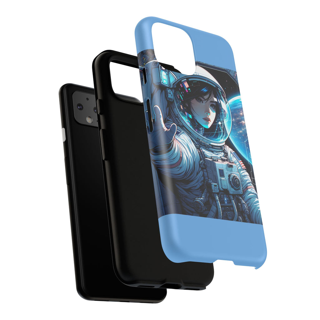 Astronaut Phone Case, Space-Themed Tough Case, Unique Gift for Science Lovers, Trendy Protection for Smartphones, Cool Tech Accessories
