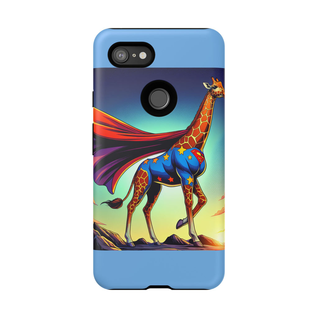 Superhero Giraffe Phone Case | Tough Cases, Unique Gifts, Animal Lover Accessories, Fun Tech Protectors, Cute Phone Covers, Birthday Gift
