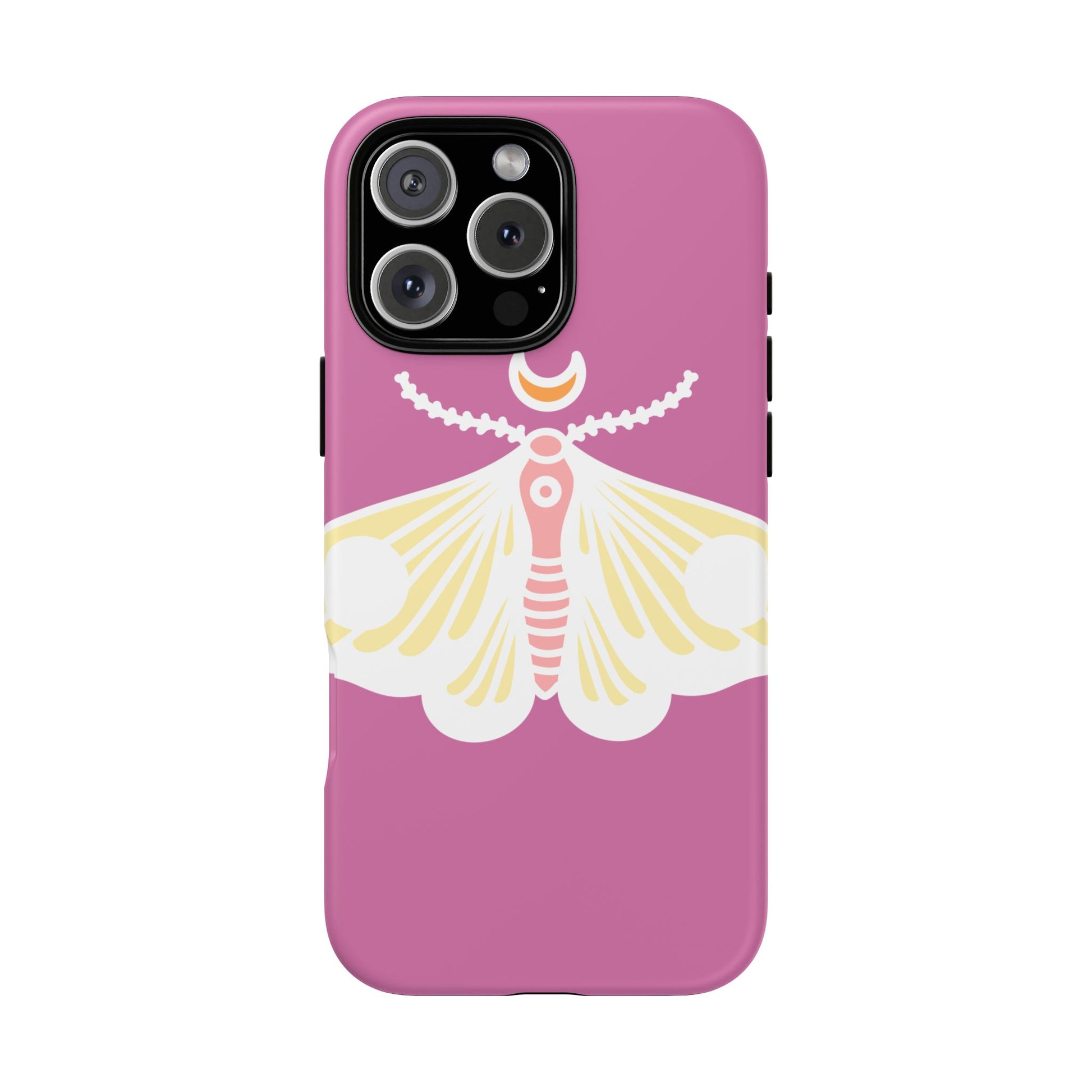 Colorful Moth Phone Case | Tough Cases for iPhone, Unique Gift, Nature Lovers, Boho Style, Trendy Accessories