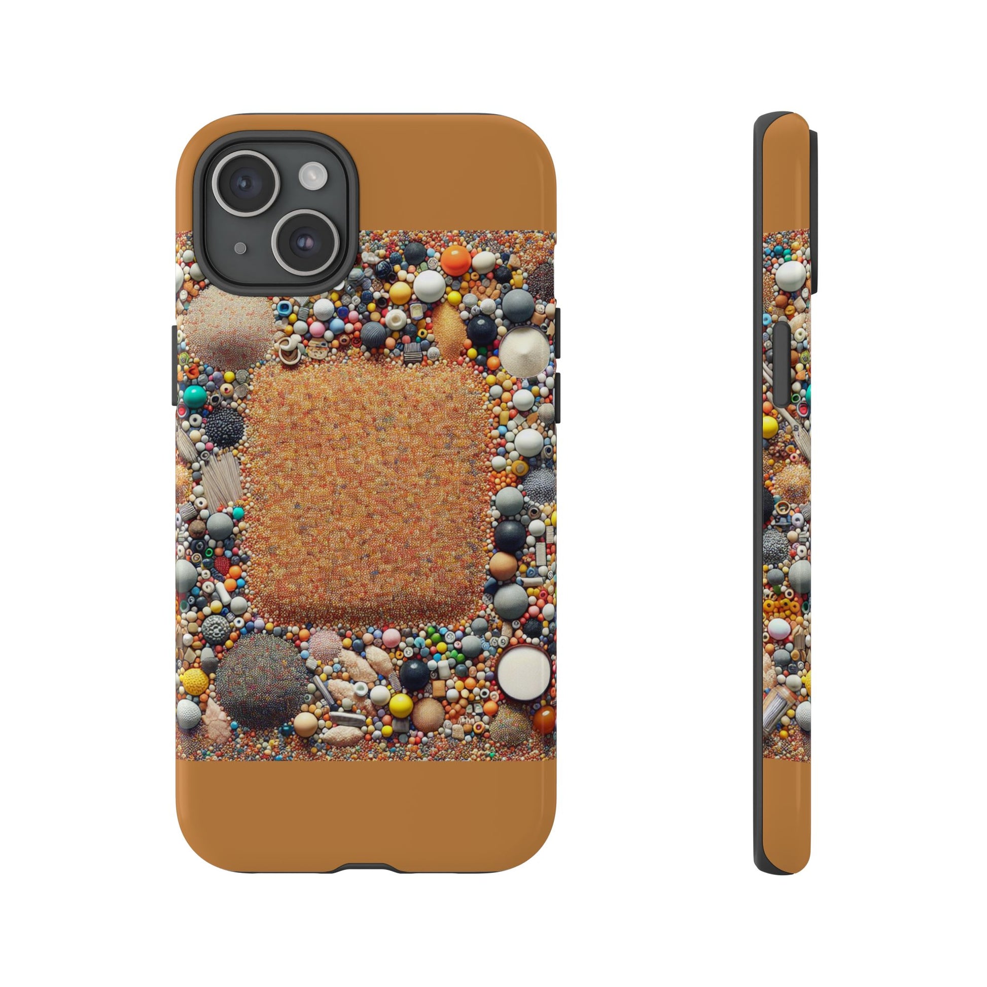 Colorful Phone Case with Unique Texture, Tough Case, Phone Accessory, Trendy Design, Gift for Tech Lovers, Durable Protection