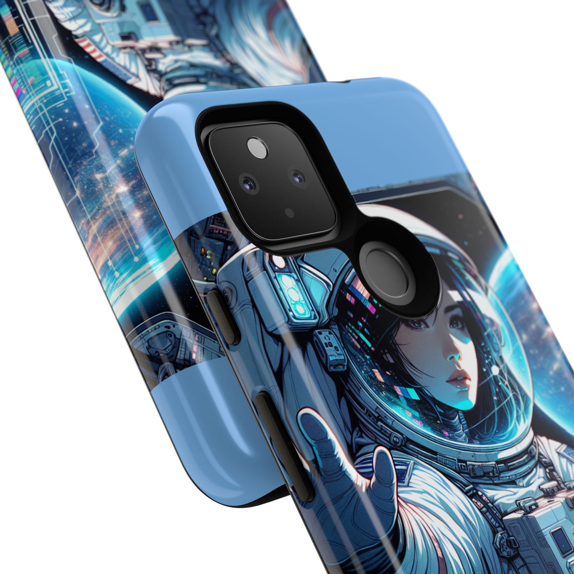 Astronaut Phone Case, Space-Themed Tough Case, Unique Gift for Science Lovers, Trendy Protection for Smartphones, Cool Tech Accessories