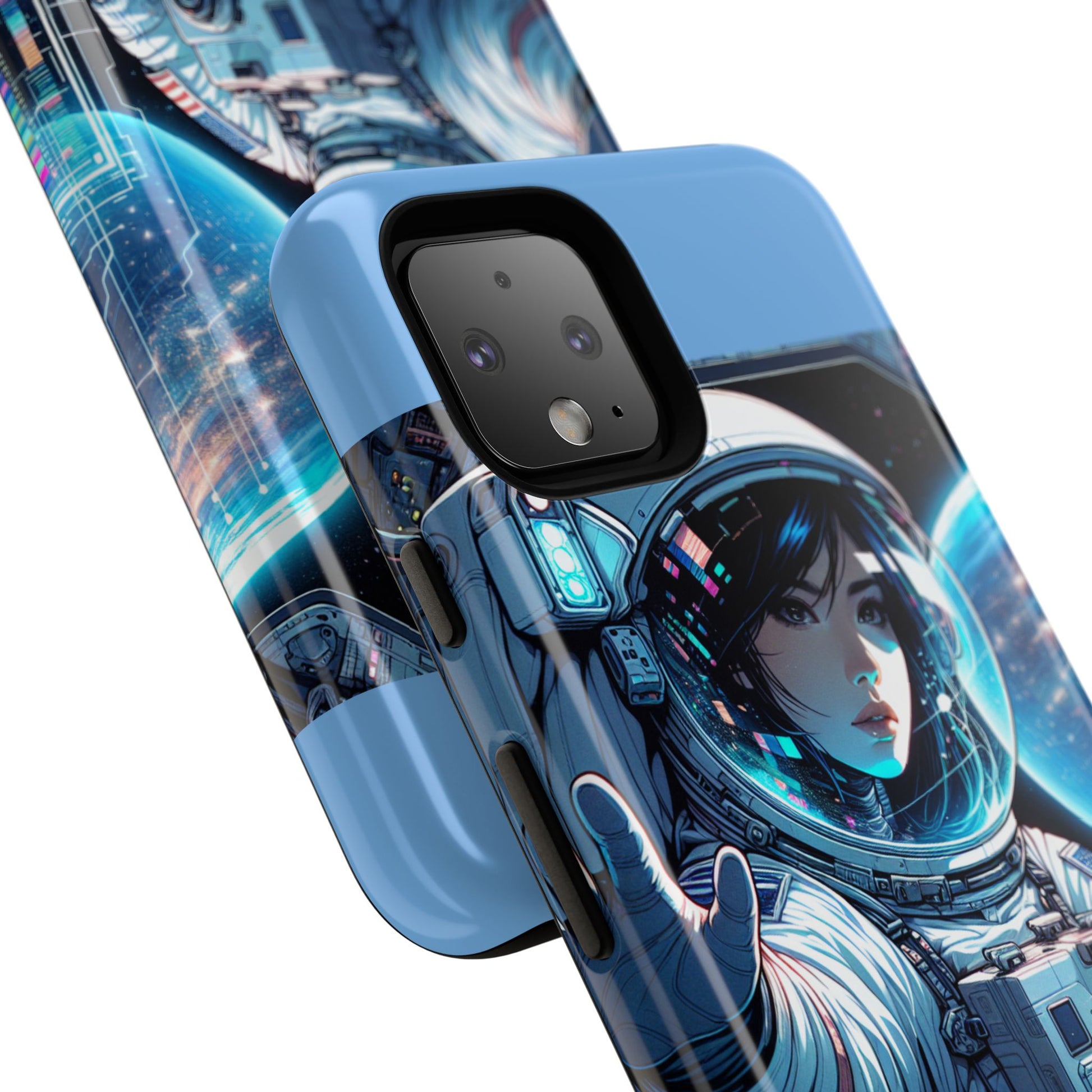 Astronaut Phone Case, Space-Themed Tough Case, Unique Gift for Science Lovers, Trendy Protection for Smartphones, Cool Tech Accessories