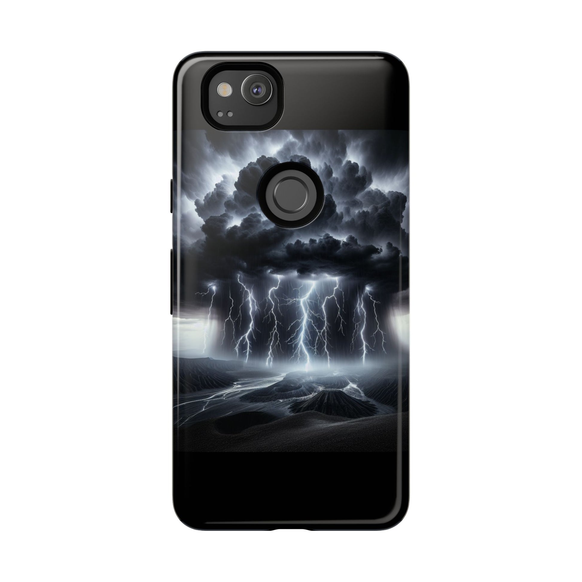Tough Cases for the Bold: Stormy Thunder Phone Case, Lightning Protection, Durable Cover for Adventurers, Unique Gift for Nature [...]