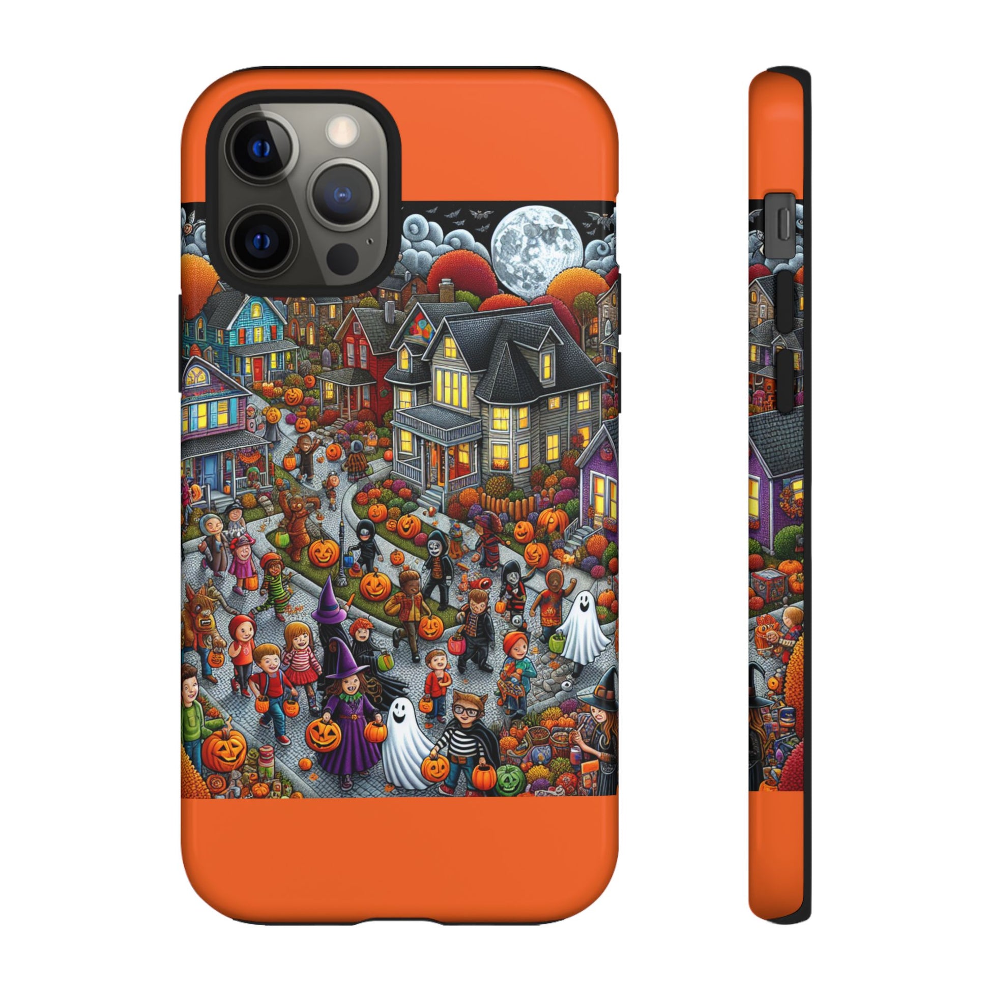 Halloween Phone Case, Tough Cases for Spooky Season, Fall Decor, Trick or Treat, Pumpkin Lovers, Ghost Design