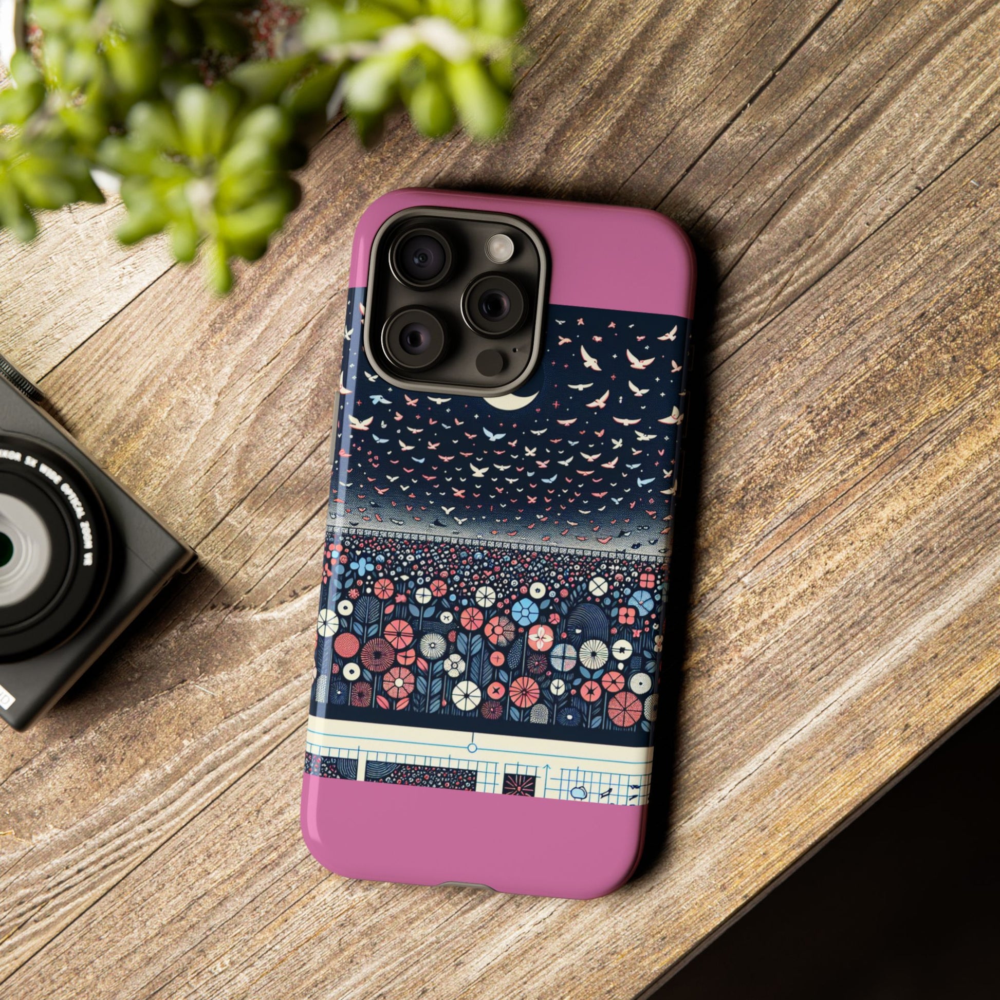 Floral Phone Case, Tough Cases for iPhone, Nature-Inspired Design, Gift for Her, Stylish Protection, Trending Accessory