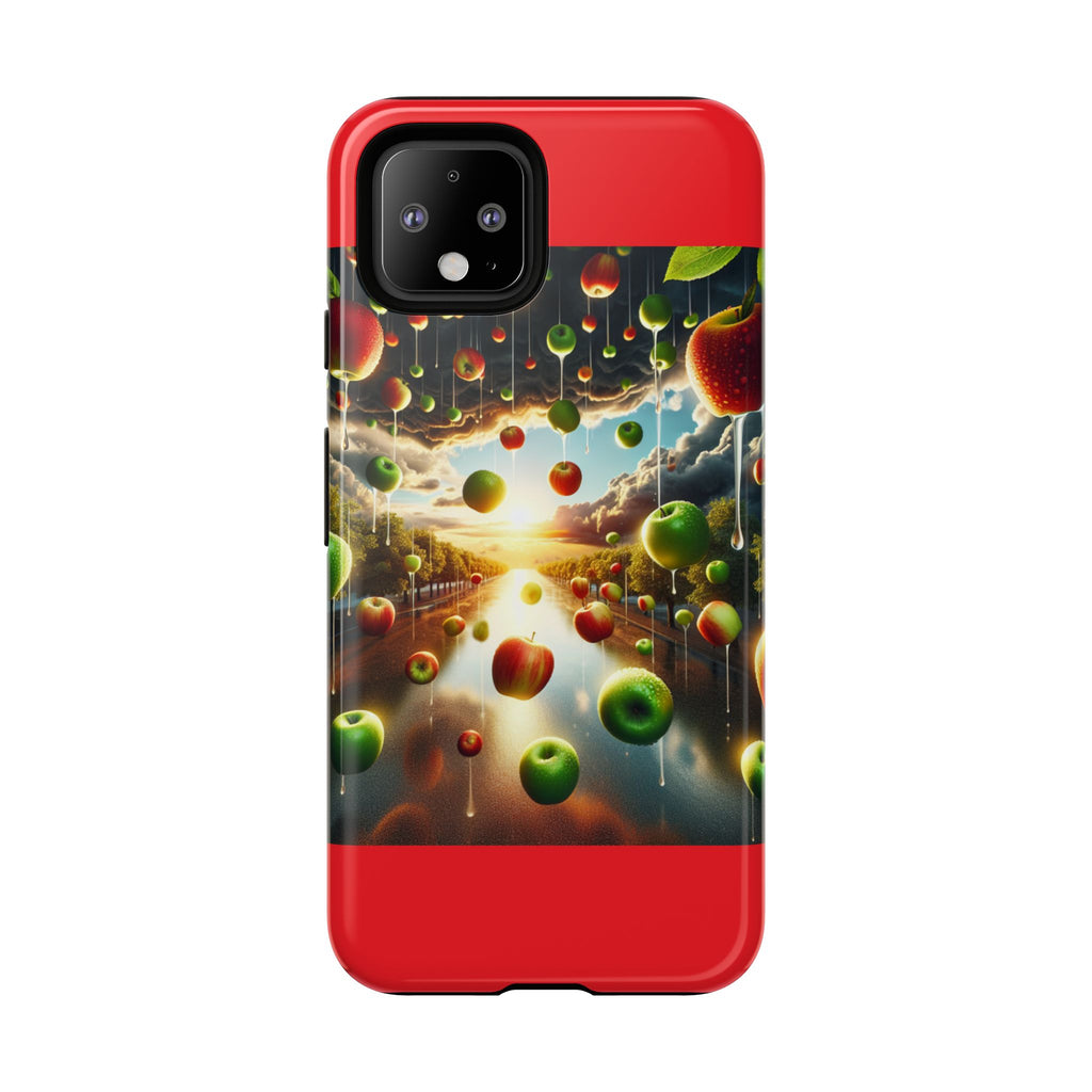 Vibrant Phone Case with Artistic Apple Design, Unique Gift for Art Lovers, Trendy Accessory for Any Occasion, Stylish Smartphone Cover