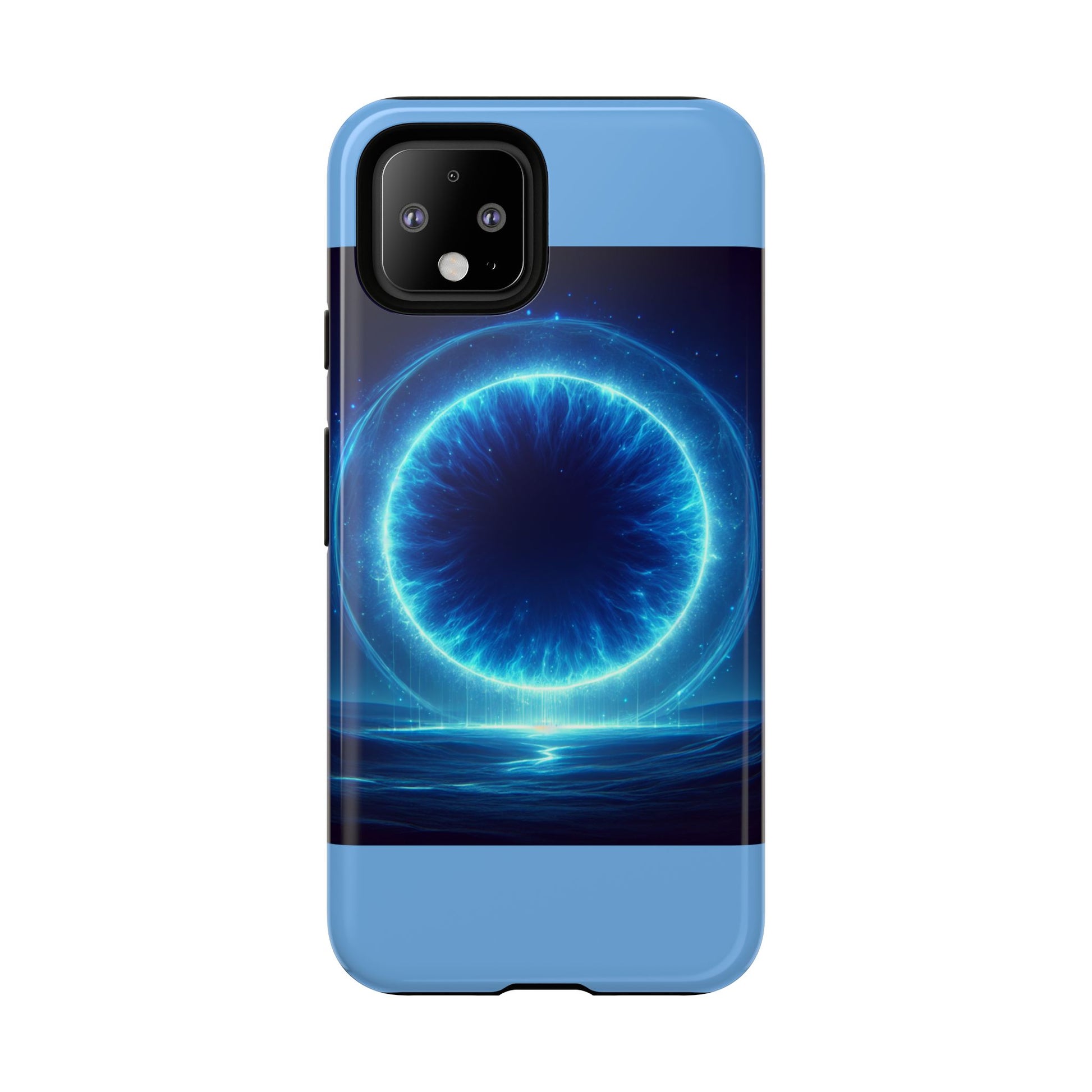 Blue Galaxy Phone Case, Tough Phone Cover, Cosmic Protection Case, Space Design, Gift for Space Lovers