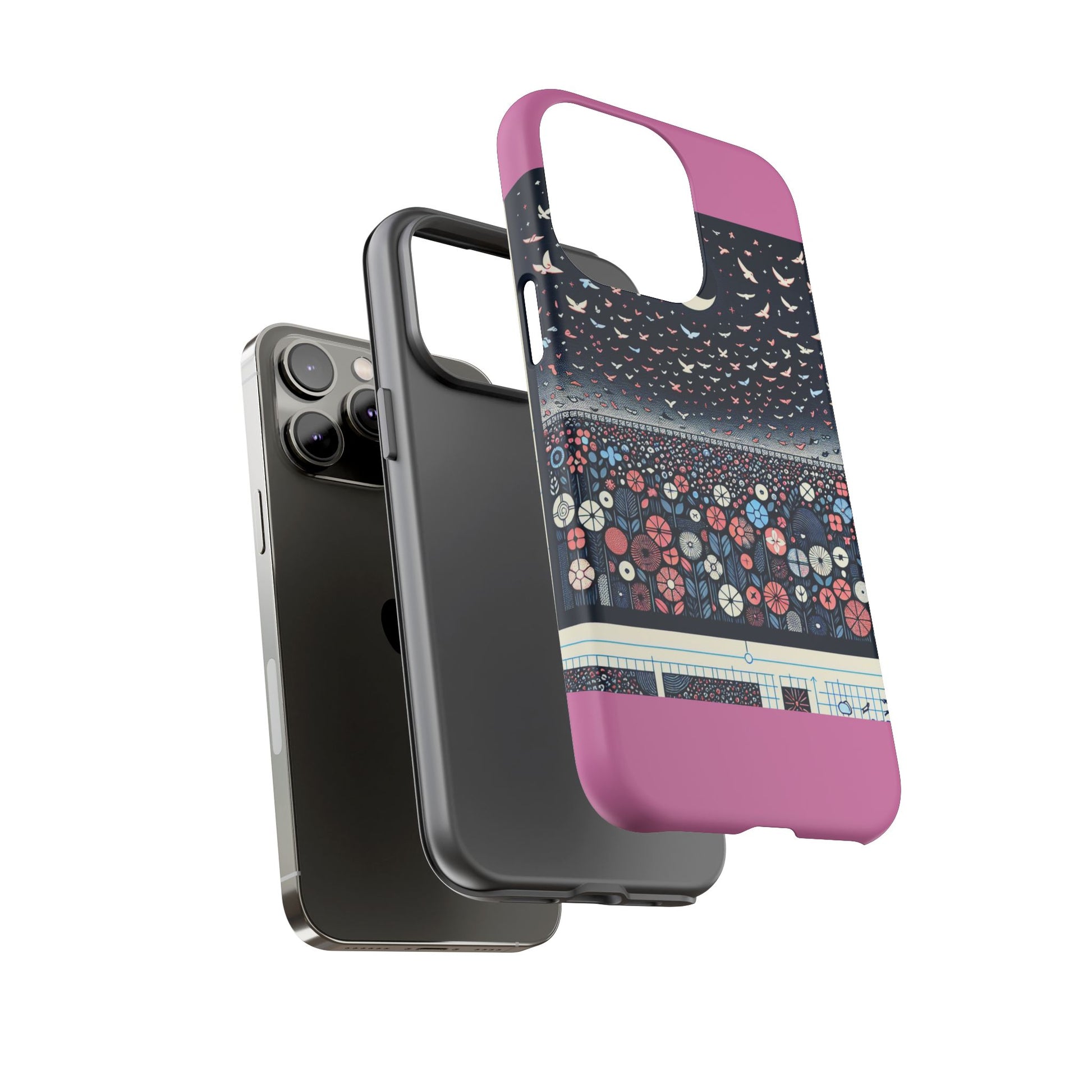 Floral Phone Case, Tough Cases for iPhone, Nature-Inspired Design, Gift for Her, Stylish Protection, Trending Accessory