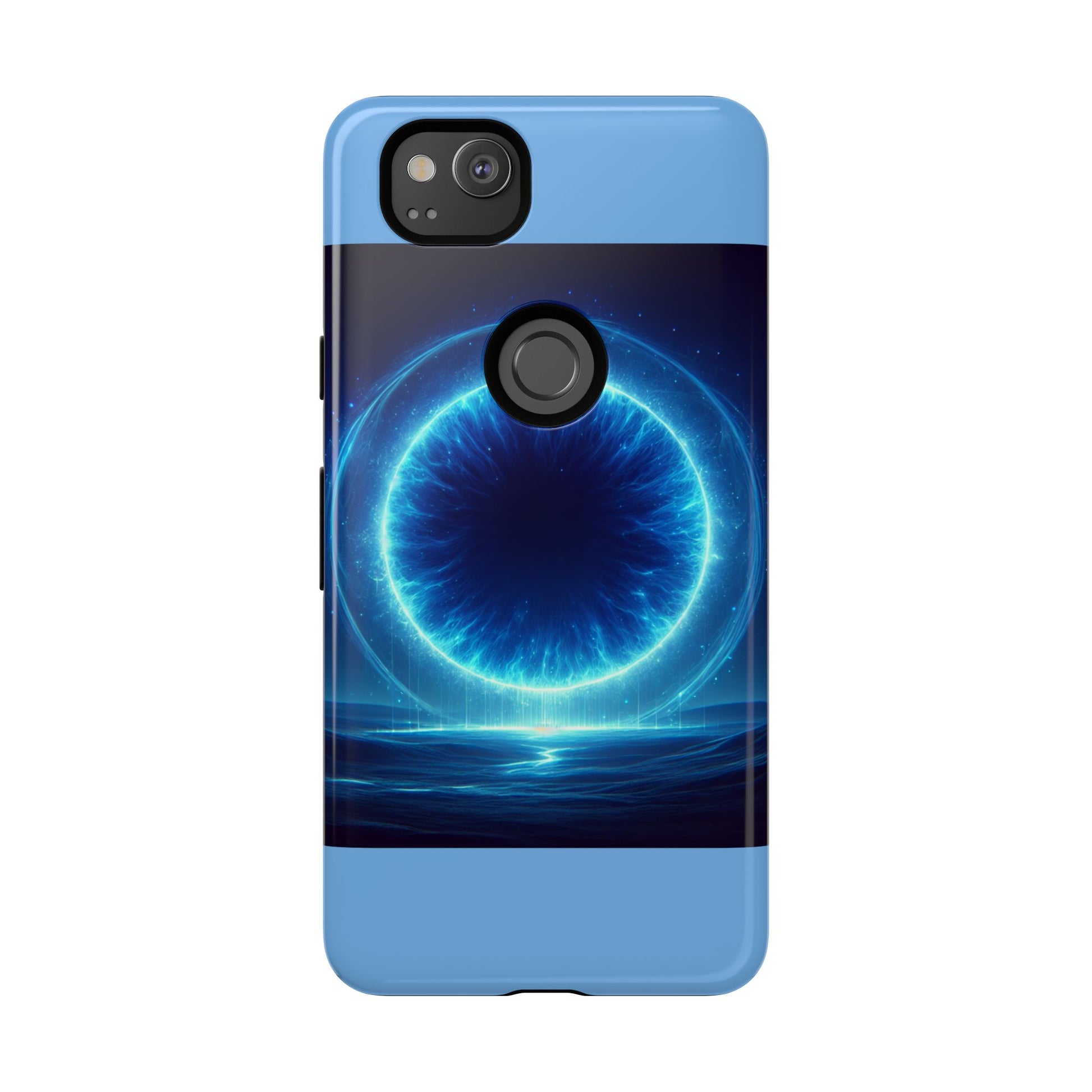 Blue Galaxy Phone Case, Tough Phone Cover, Cosmic Protection Case, Space Design, Gift for Space Lovers