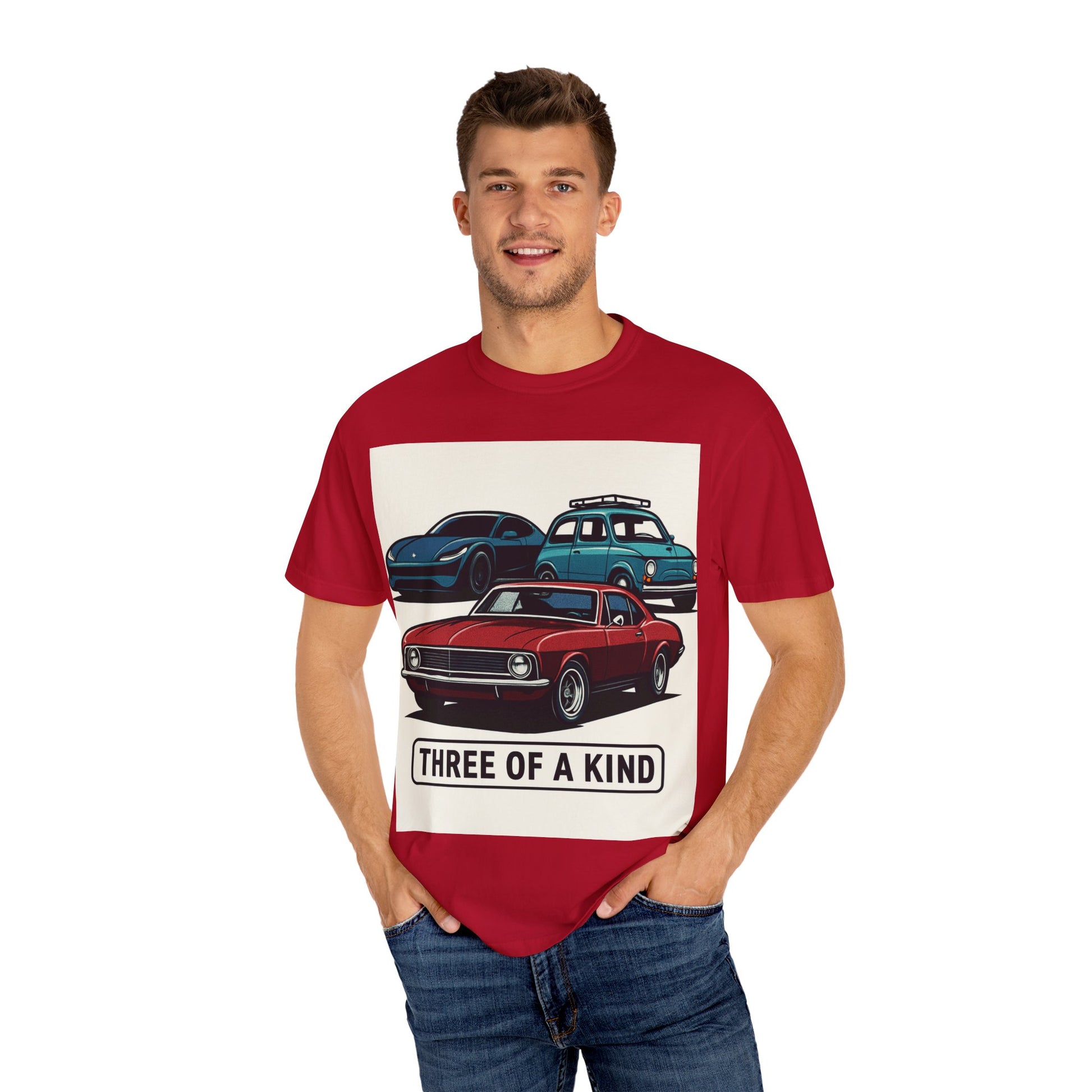 Three of a Kind Vintage Cars T-Shirt