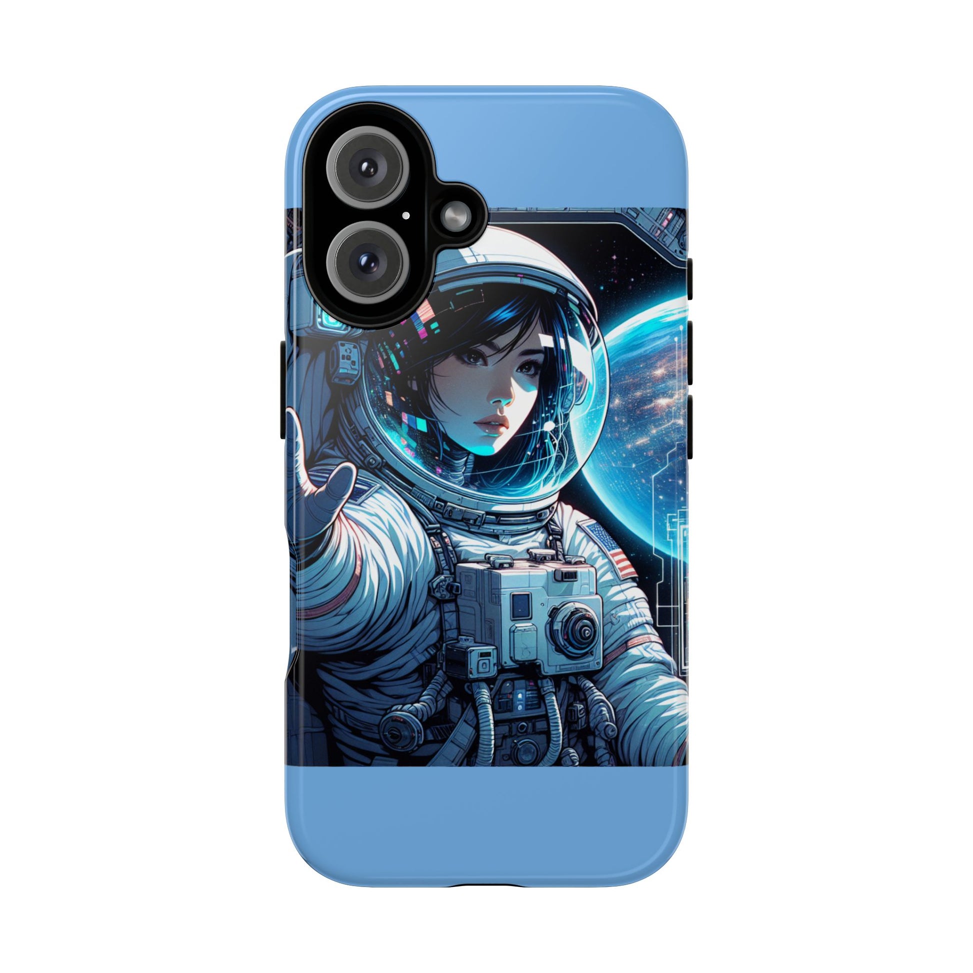 Astronaut Phone Case, Space-Themed Tough Case, Unique Gift for Science Lovers, Trendy Protection for Smartphones, Cool Tech Accessories
