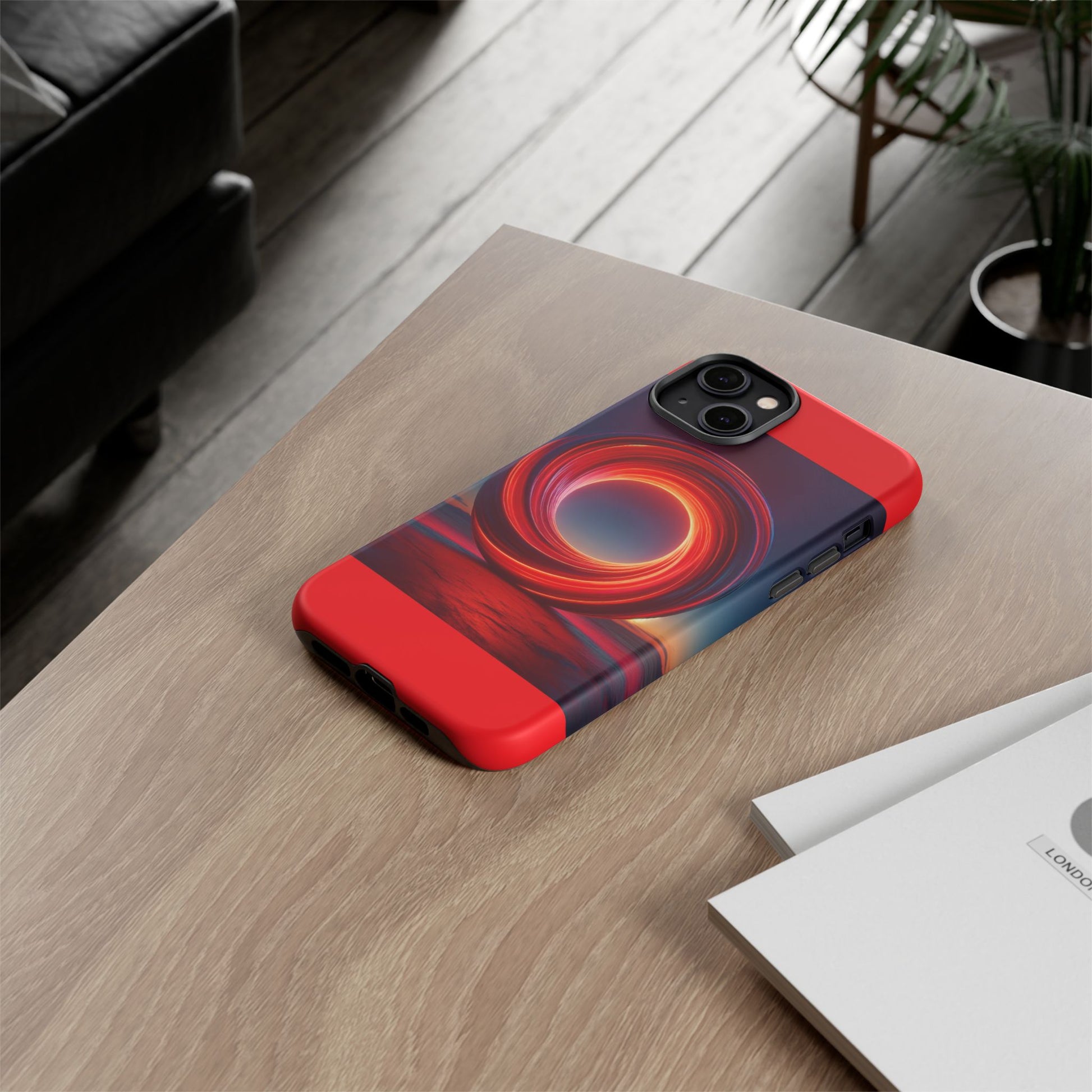 Vibrant Phone Case with Abstract Design, Tough Cases for Tech Lovers, Sleek Protection, Gift for Friends, Customizable Mobile Accessory