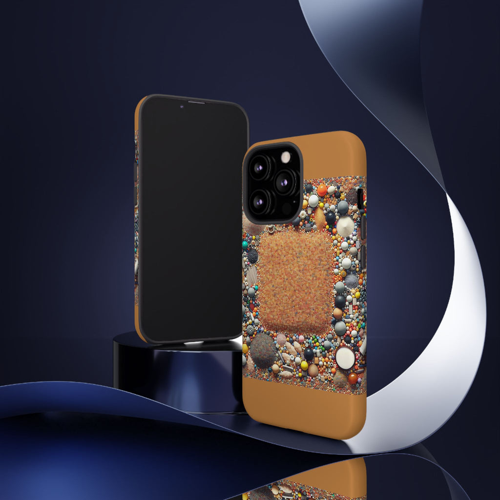 Colorful Phone Case with Unique Texture, Tough Case, Phone Accessory, Trendy Design, Gift for Tech Lovers, Durable Protection