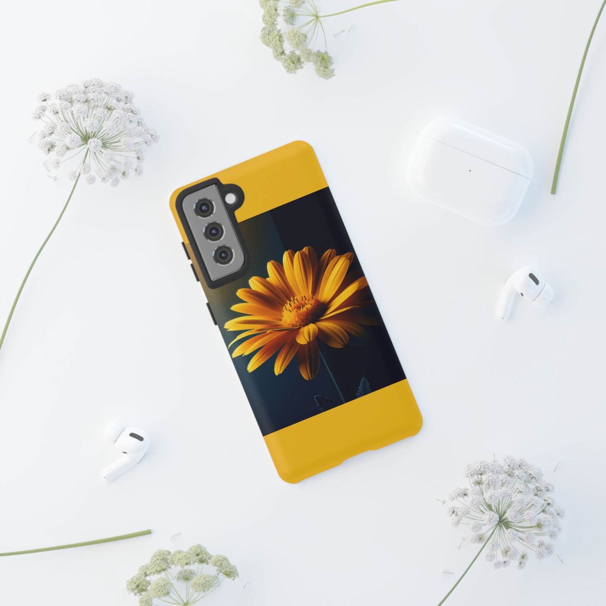 Bright Floral Phone Case | Tough Cases for Nature Lovers, Flower Design, Protective Cover, Gift for Her, Spring Accessories