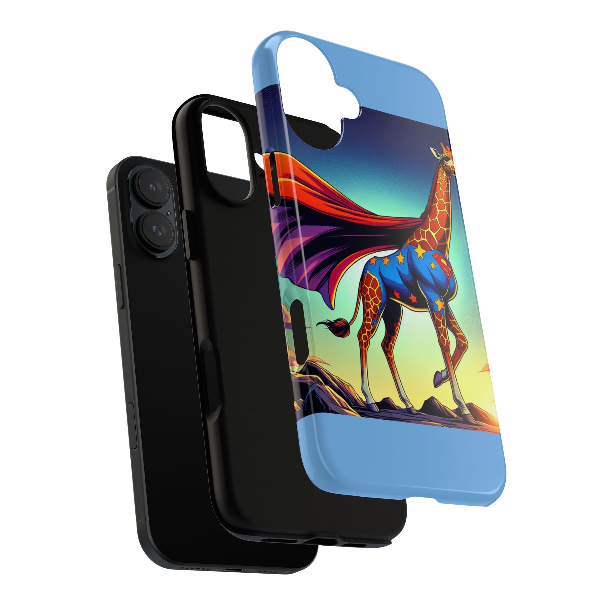 Superhero Giraffe Phone Case | Tough Cases, Unique Gifts, Animal Lover Accessories, Fun Tech Protectors, Cute Phone Covers, Birthday Gift