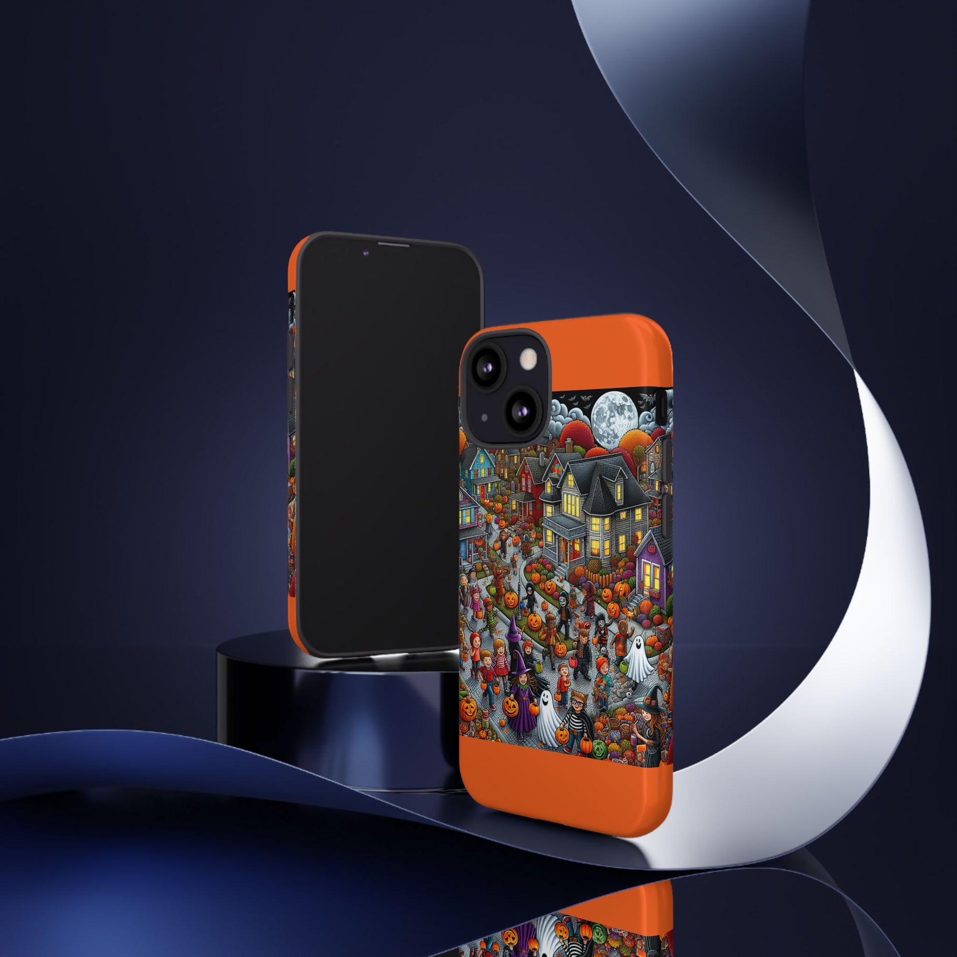 Halloween Phone Case, Tough Cases for Spooky Season, Fall Decor, Trick or Treat, Pumpkin Lovers, Ghost Design
