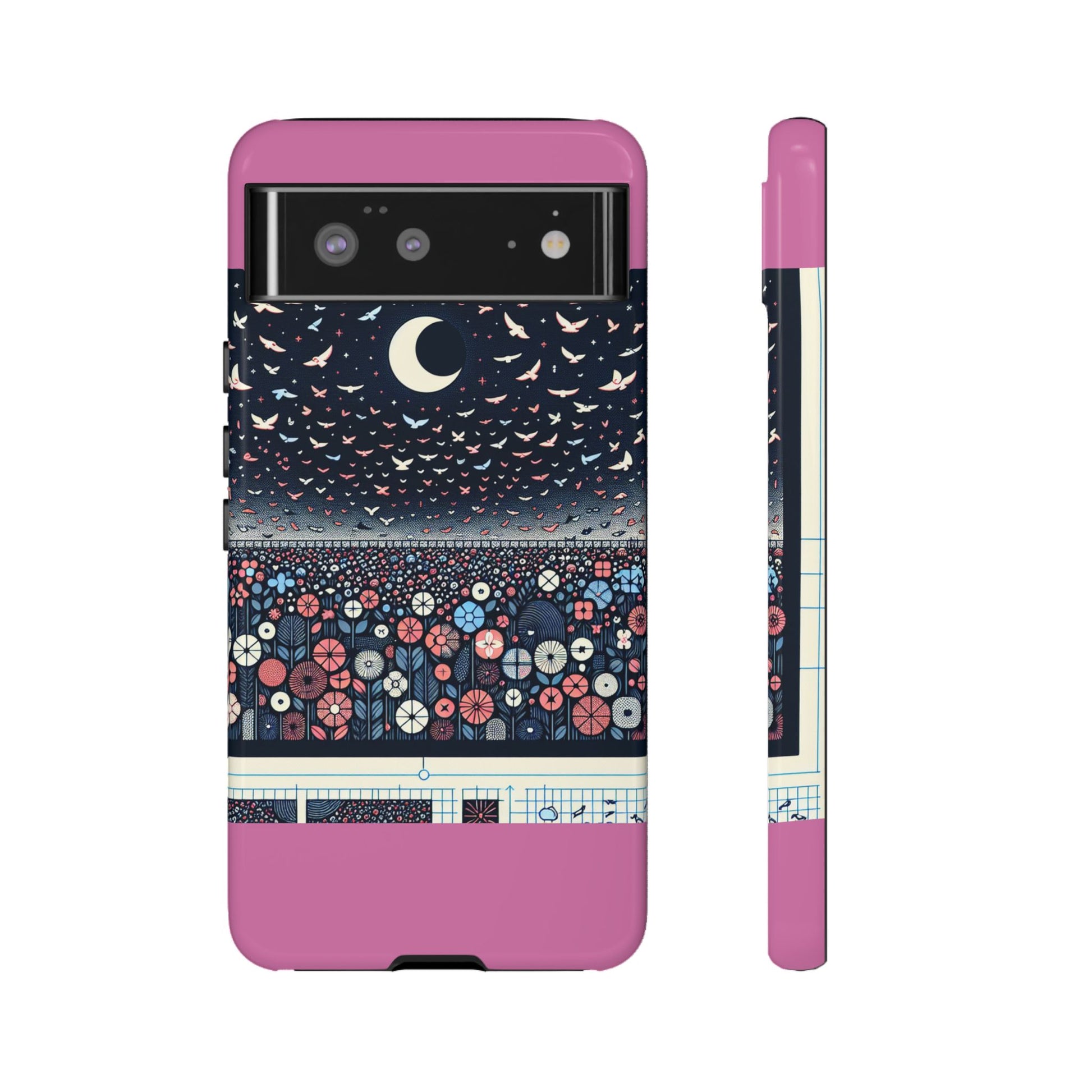 Floral Phone Case, Tough Cases for iPhone, Nature-Inspired Design, Gift for Her, Stylish Protection, Trending Accessory
