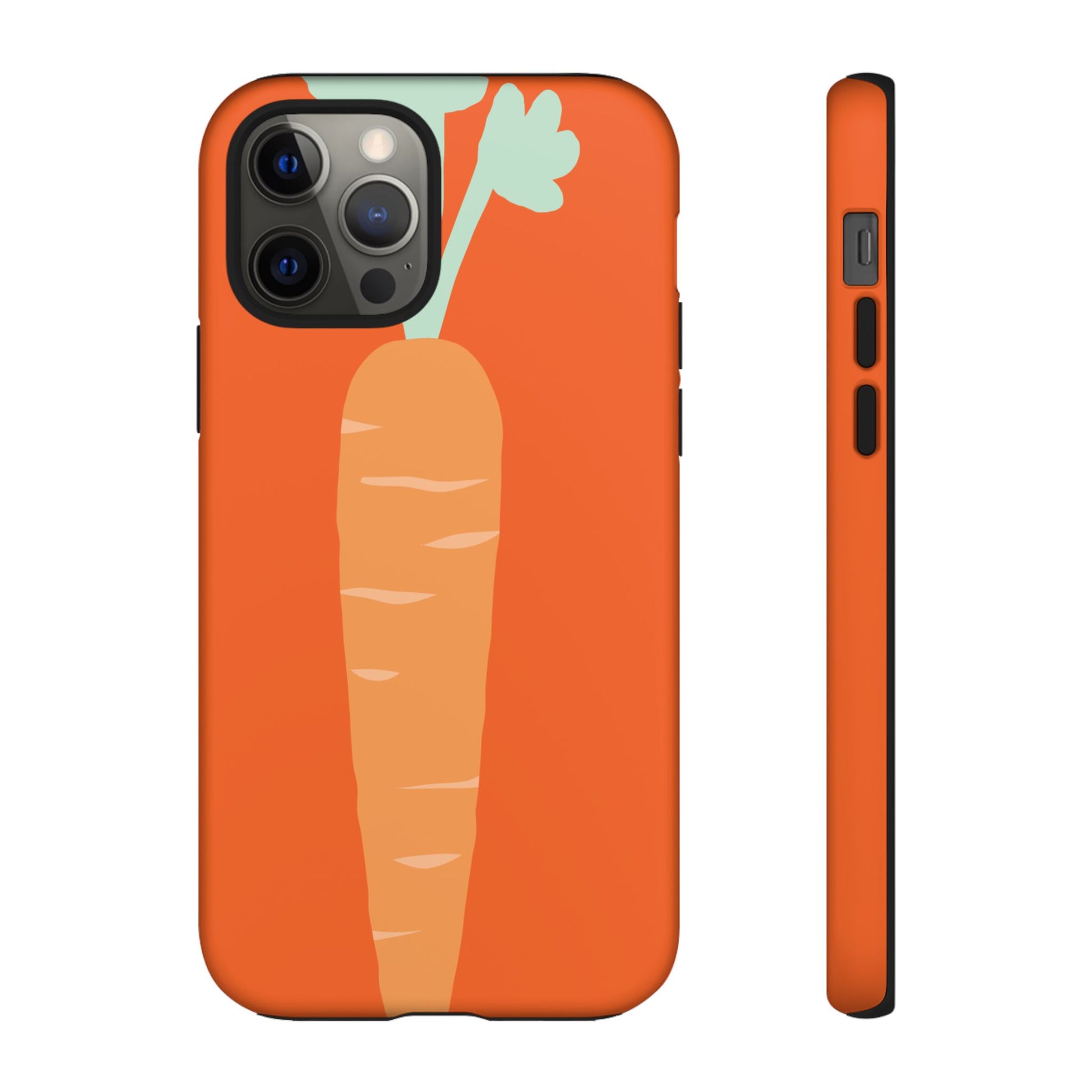 Tough Cases Carrot Phone Case, Cute Smartphone Cover, Fun Gift for Garden Lovers, Fall Decor, Vegan Accessories, Colorful Case