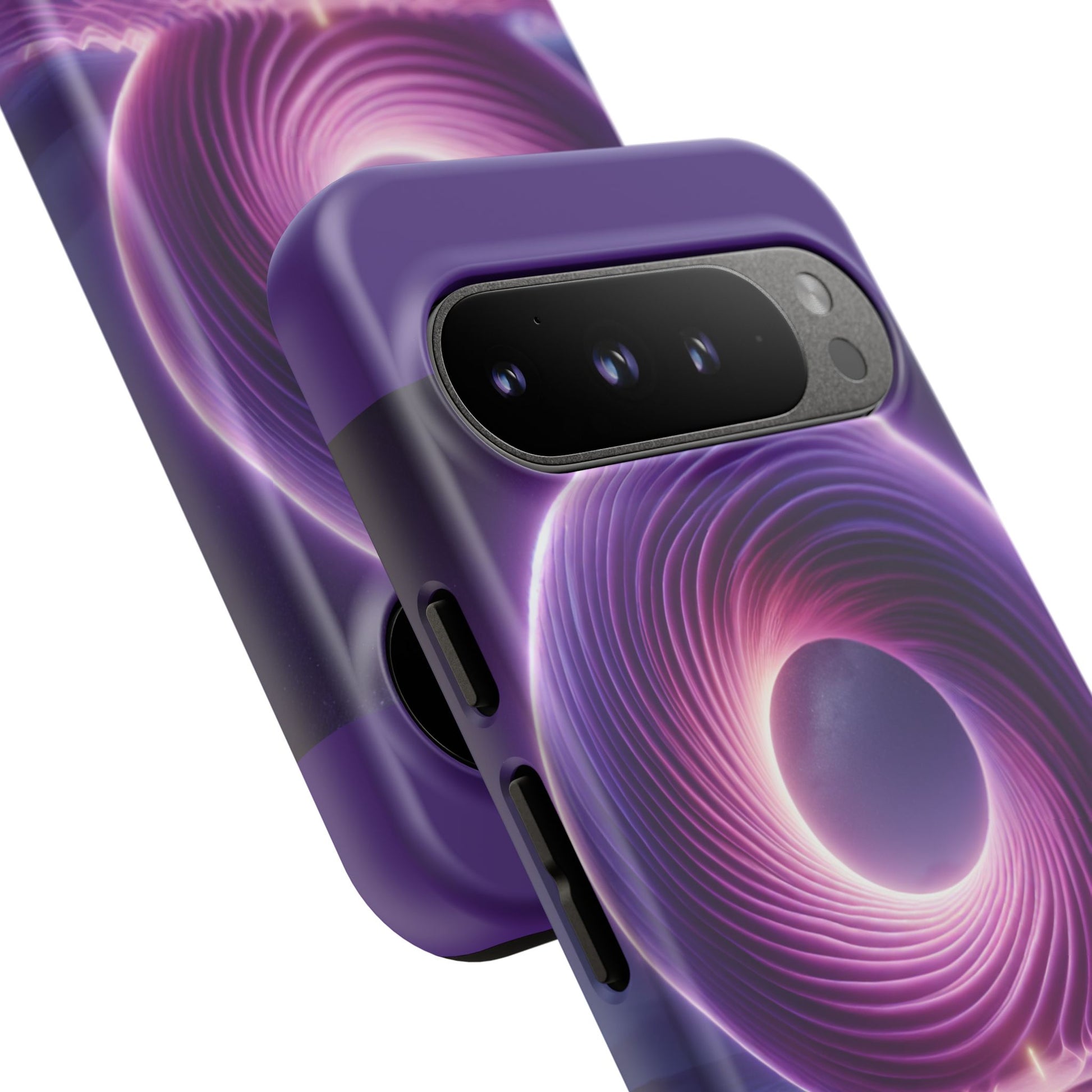 Colorful Phone Case with Swirling Design, Tough Phone Cover, Cosmic Phone Protector, Unique Gift for Tech Lovers, Stylish Smartphone Shell
