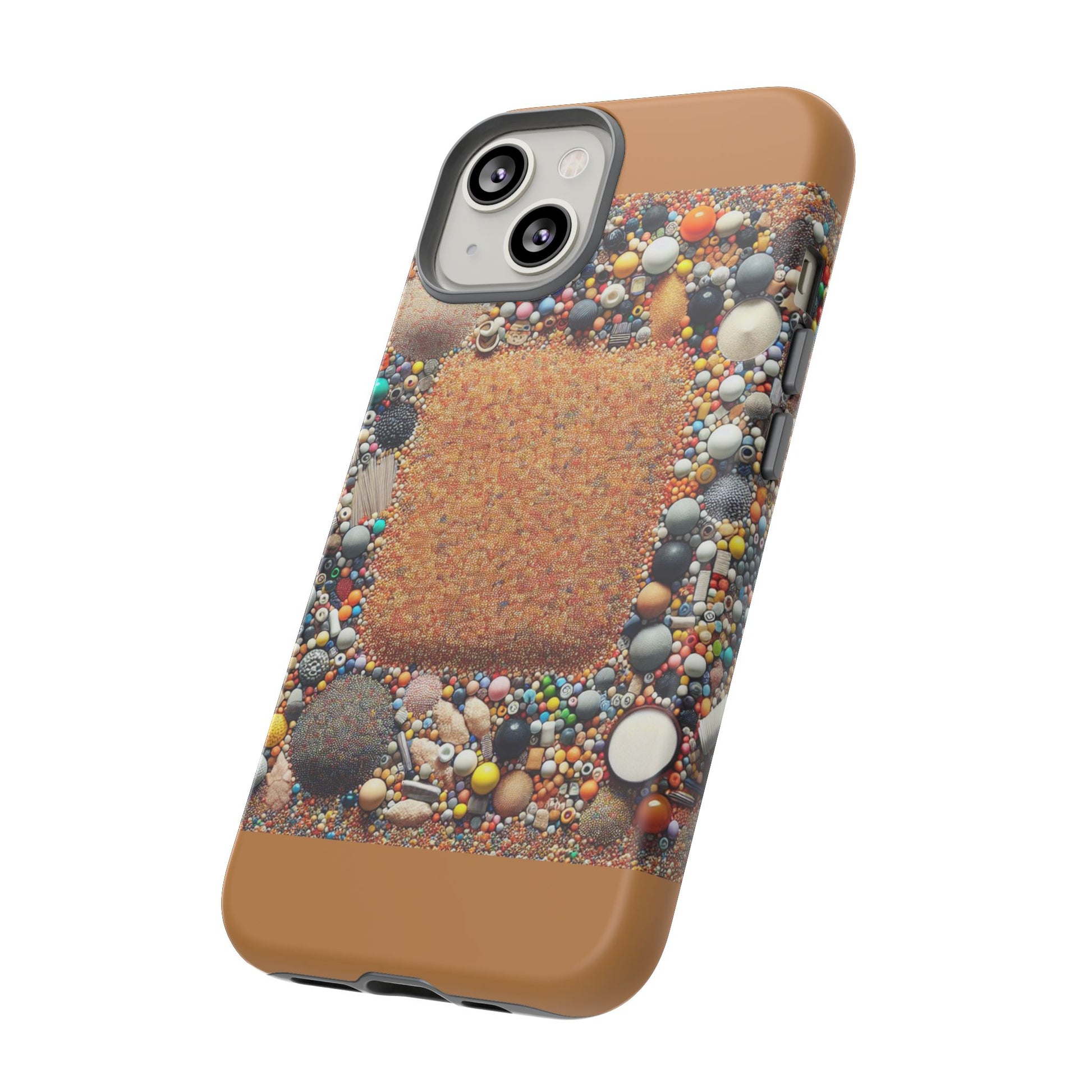 Colorful Phone Case with Unique Texture, Tough Case, Phone Accessory, Trendy Design, Gift for Tech Lovers, Durable Protection