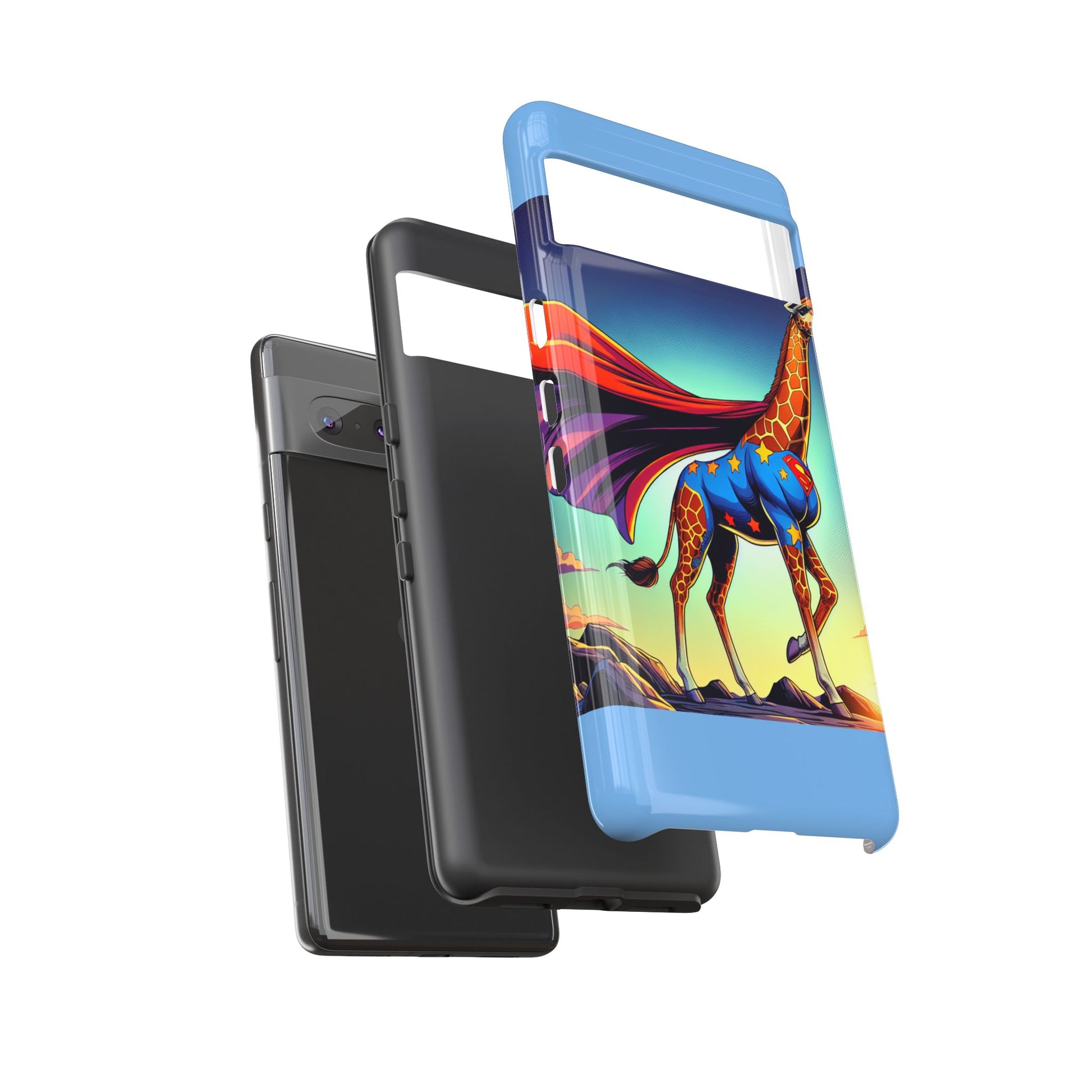 Superhero Giraffe Phone Case | Tough Cases, Unique Gifts, Animal Lover Accessories, Fun Tech Protectors, Cute Phone Covers, Birthday Gift