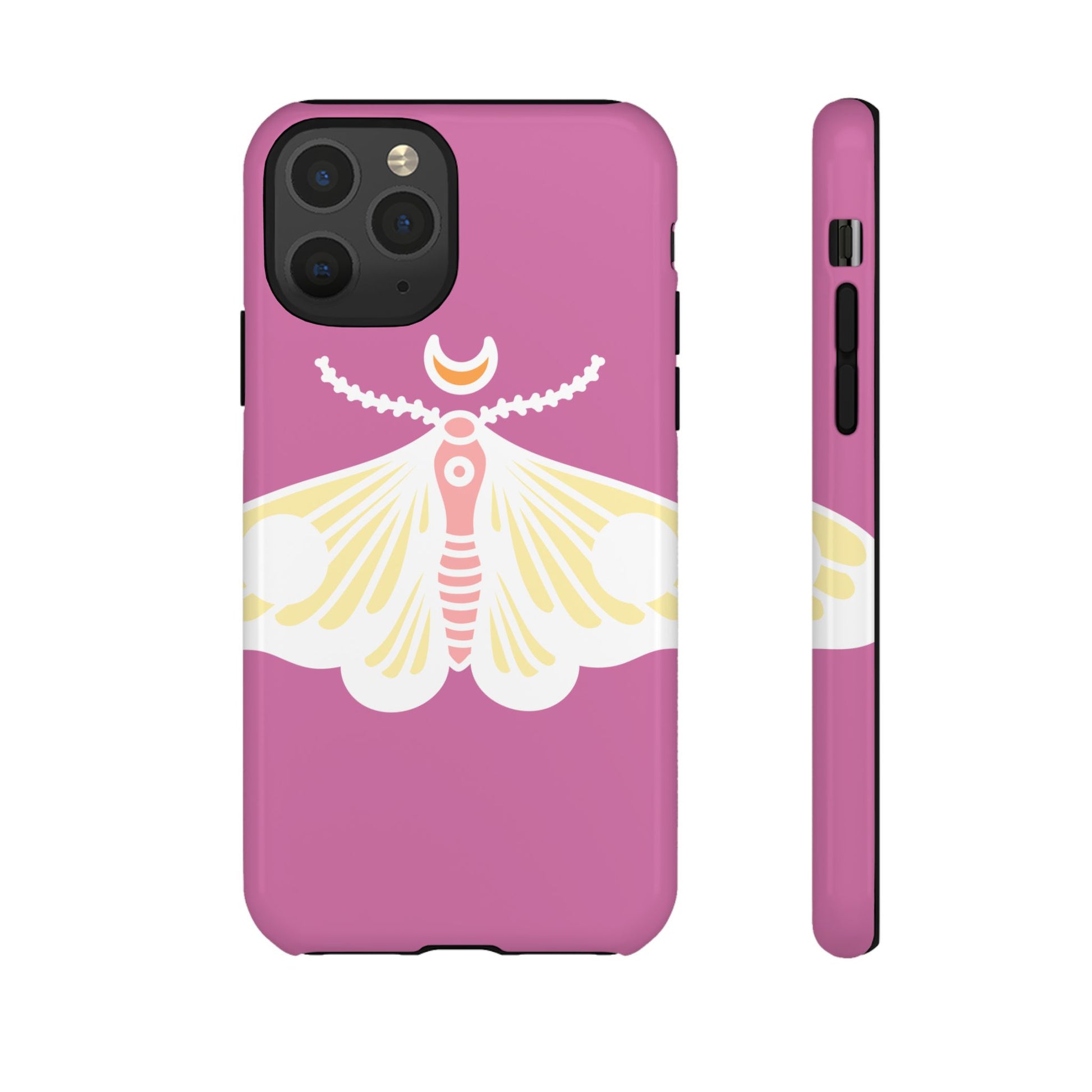 Colorful Moth Phone Case | Tough Cases for iPhone, Unique Gift, Nature Lovers, Boho Style, Trendy Accessories