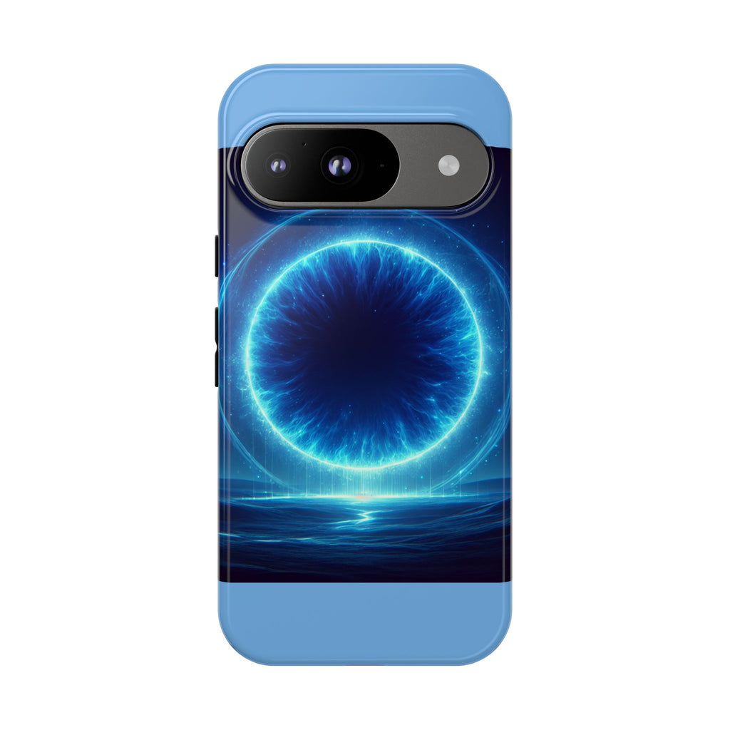 Blue Galaxy Phone Case, Tough Phone Cover, Cosmic Protection Case, Space Design, Gift for Space Lovers