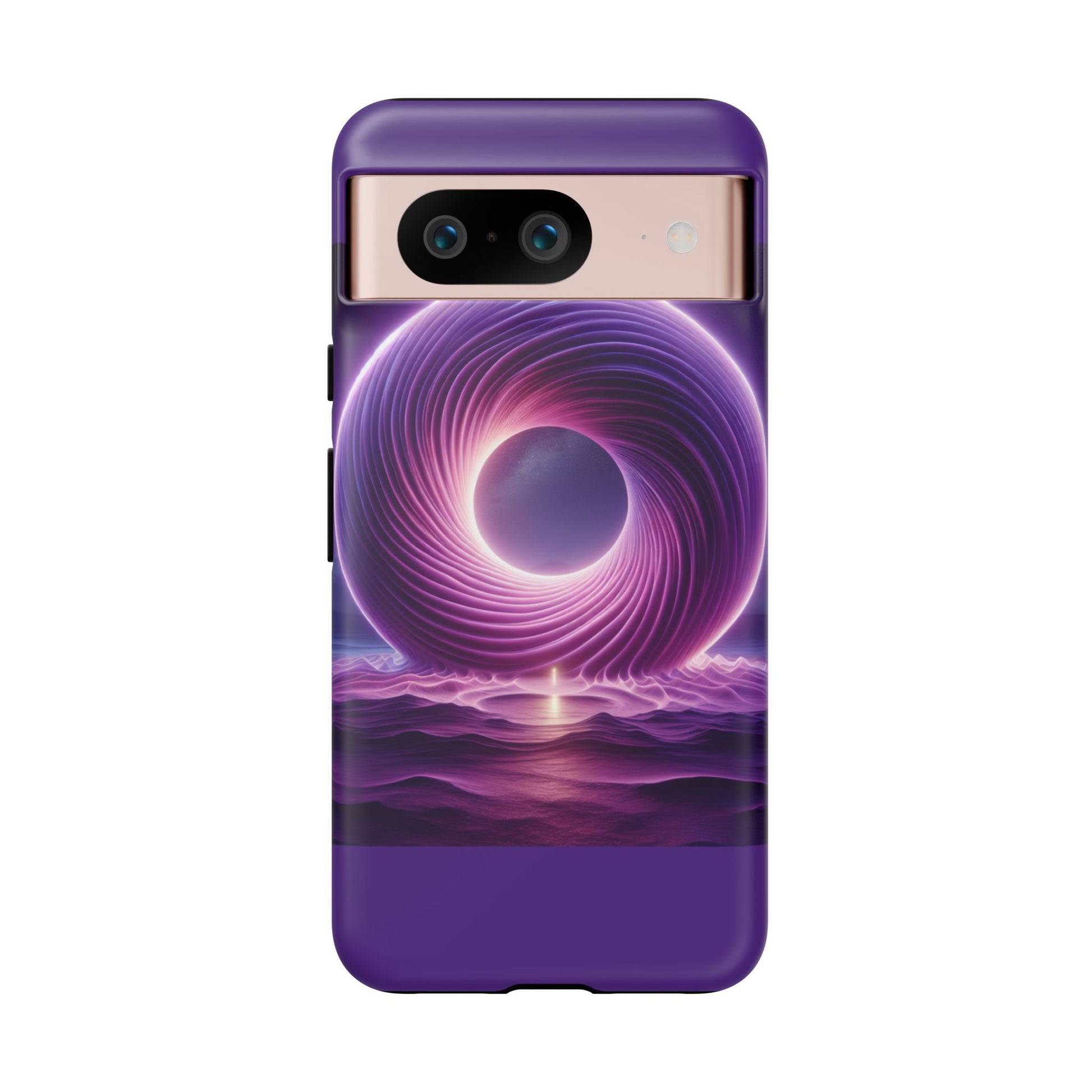 Colorful Phone Case with Swirling Design, Tough Phone Cover, Cosmic Phone Protector, Unique Gift for Tech Lovers, Stylish Smartphone Shell