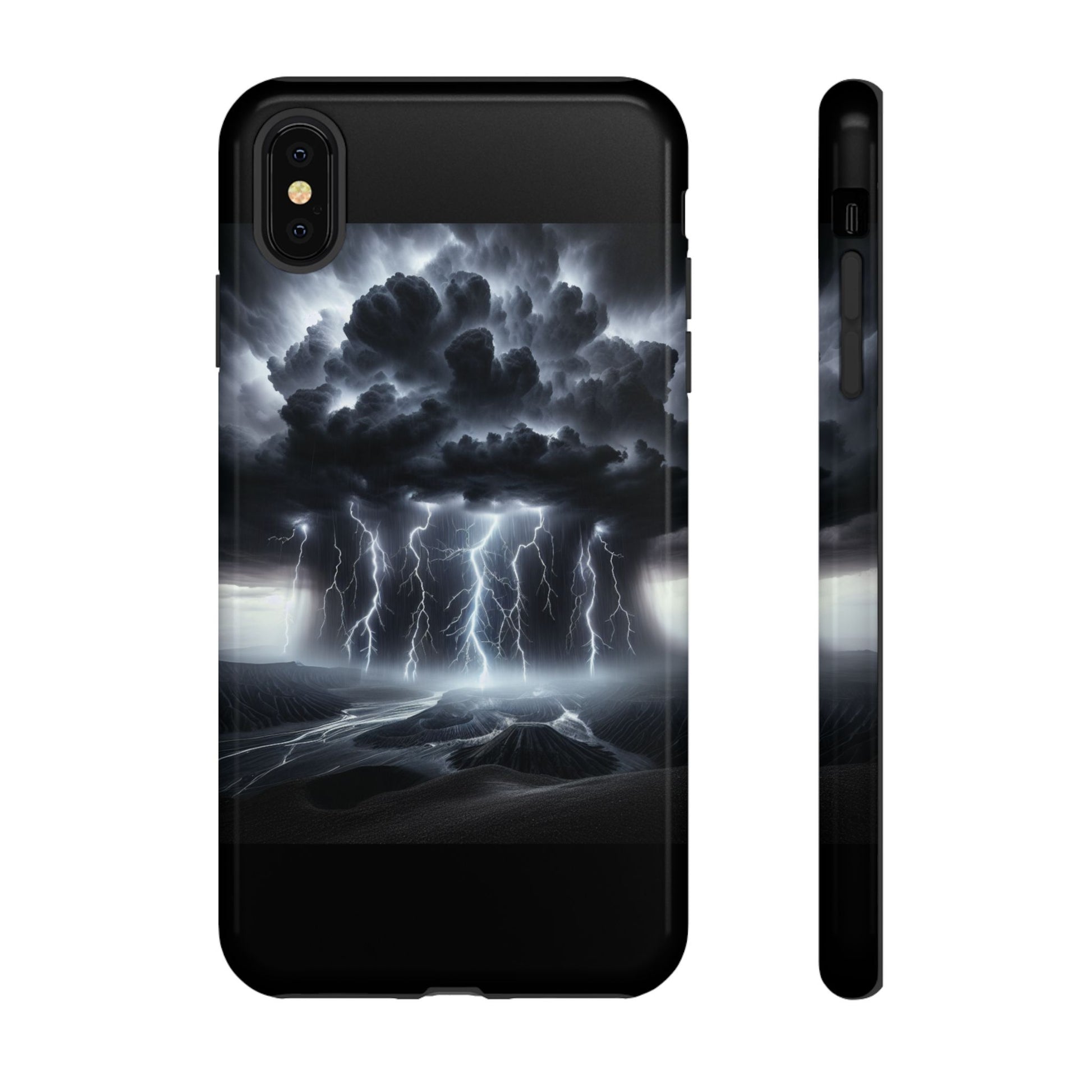 Tough Cases for the Bold: Stormy Thunder Phone Case, Lightning Protection, Durable Cover for Adventurers, Unique Gift for Nature [...]