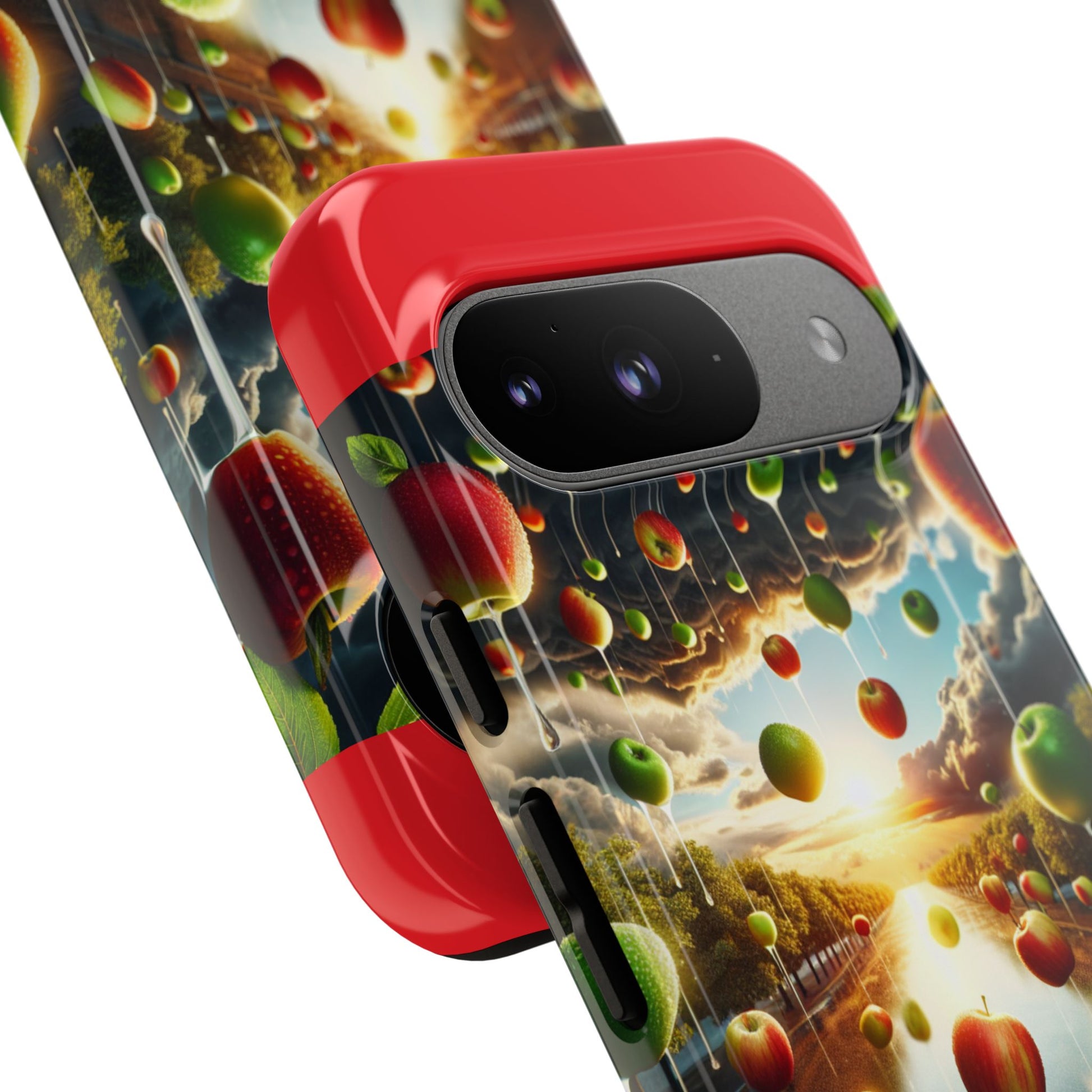 Vibrant Phone Case with Artistic Apple Design, Unique Gift for Art Lovers, Trendy Accessory for Any Occasion, Stylish Smartphone Cover