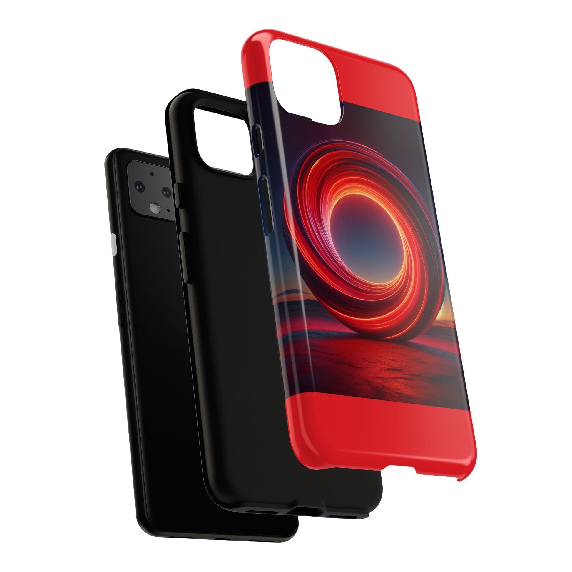 Vibrant Phone Case with Abstract Design, Tough Cases for Tech Lovers, Sleek Protection, Gift for Friends, Customizable Mobile Accessory