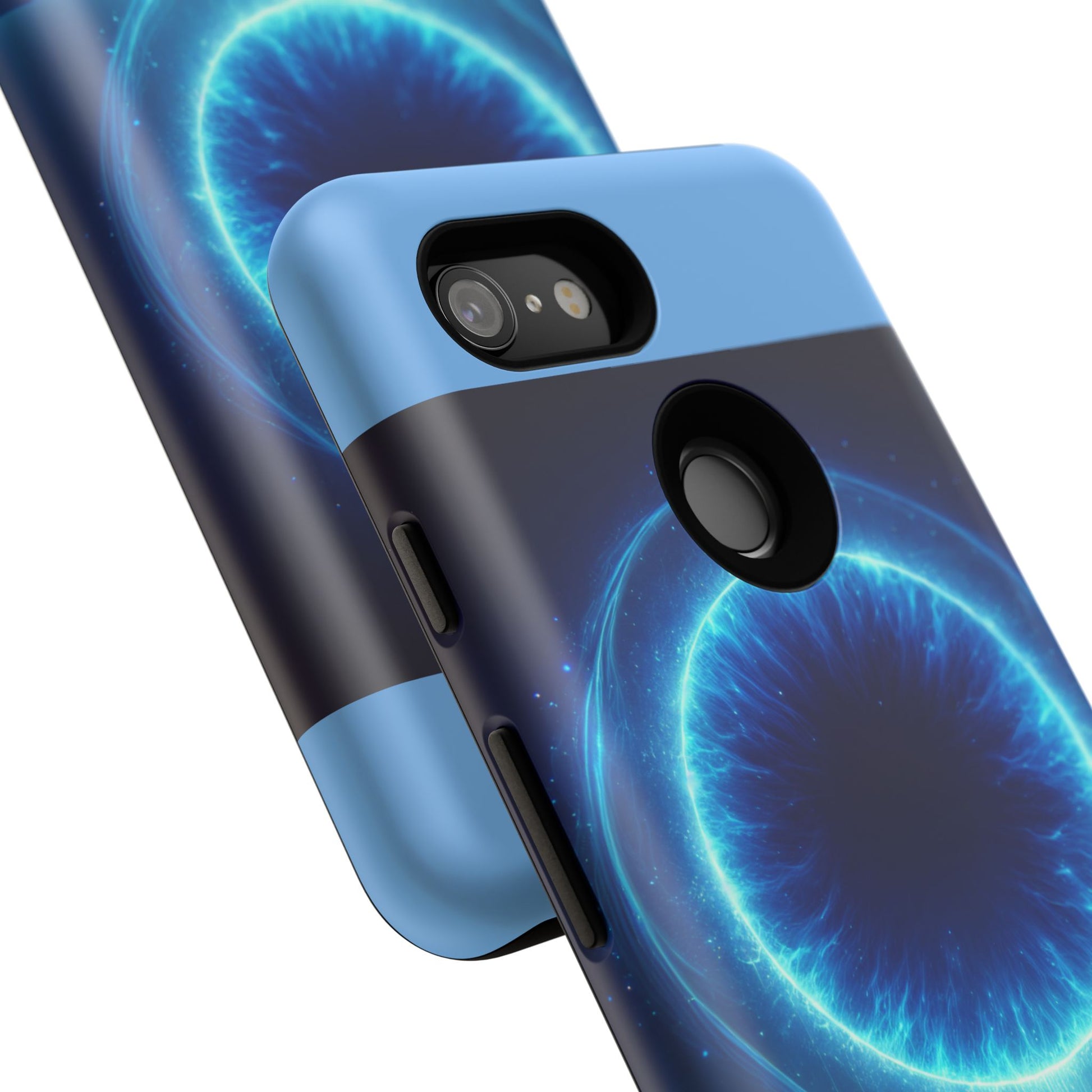 Blue Galaxy Phone Case, Tough Phone Cover, Cosmic Protection Case, Space Design, Gift for Space Lovers