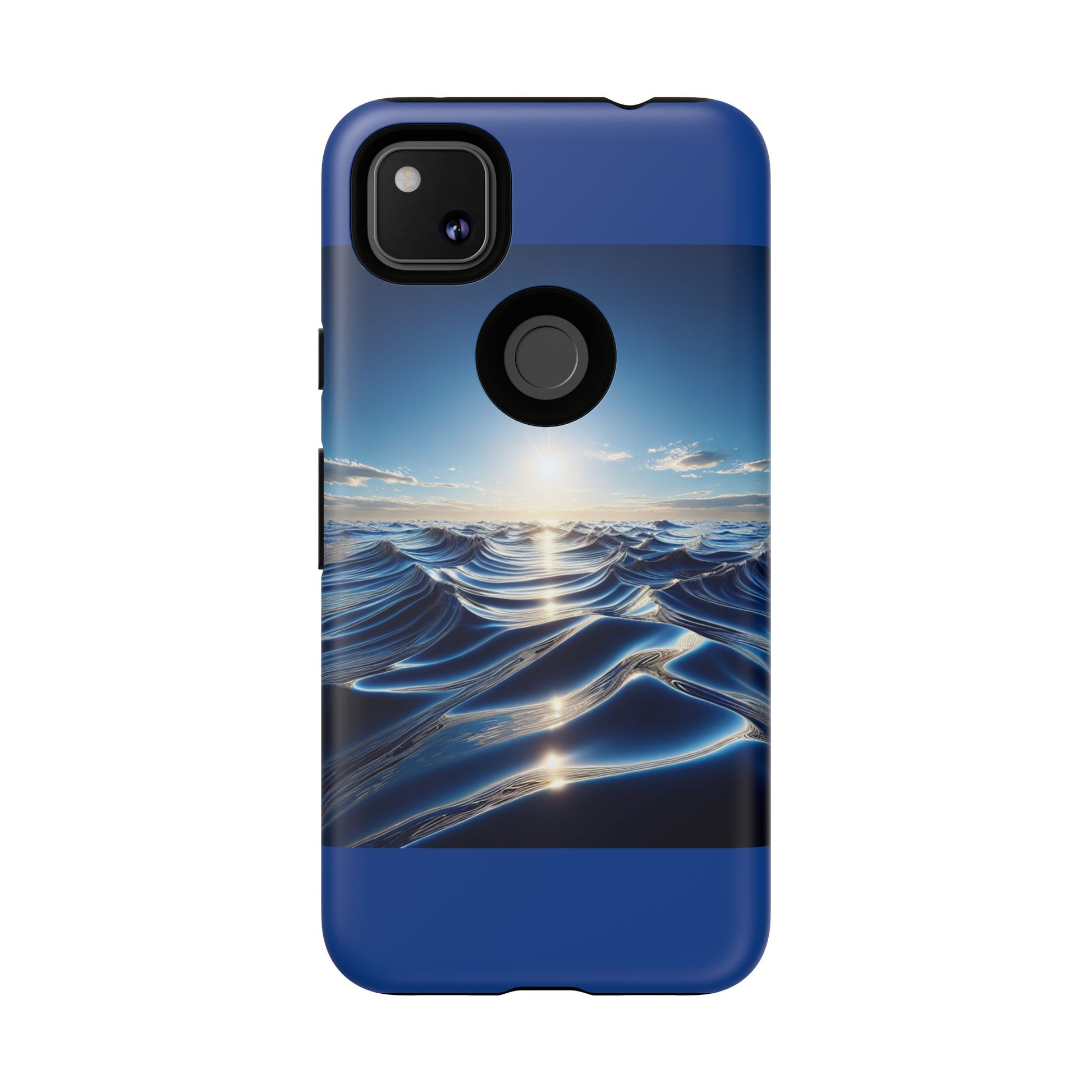 Ocean Wave Phone Case, Tough Phone Cover, Stylish Cell Case, Gift for Beach Lovers, Customizable Phone Accessory