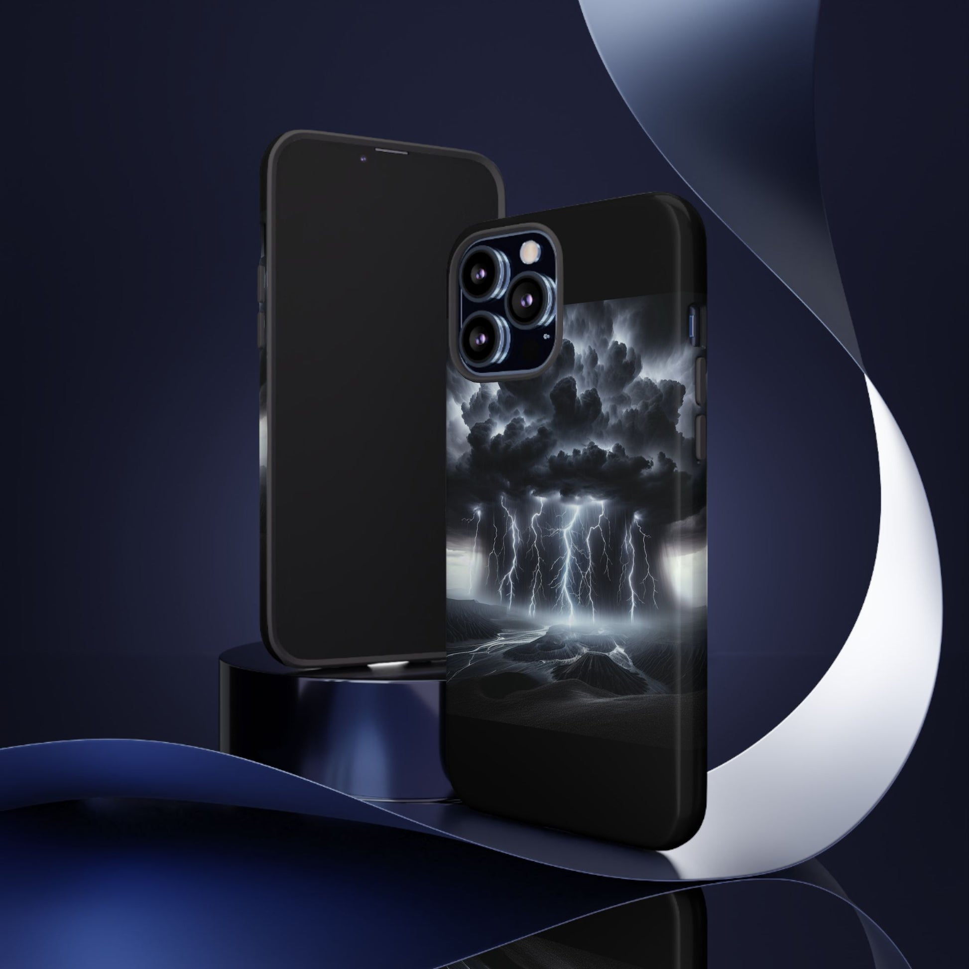 Tough Cases for the Bold: Stormy Thunder Phone Case, Lightning Protection, Durable Cover for Adventurers, Unique Gift for Nature [...]