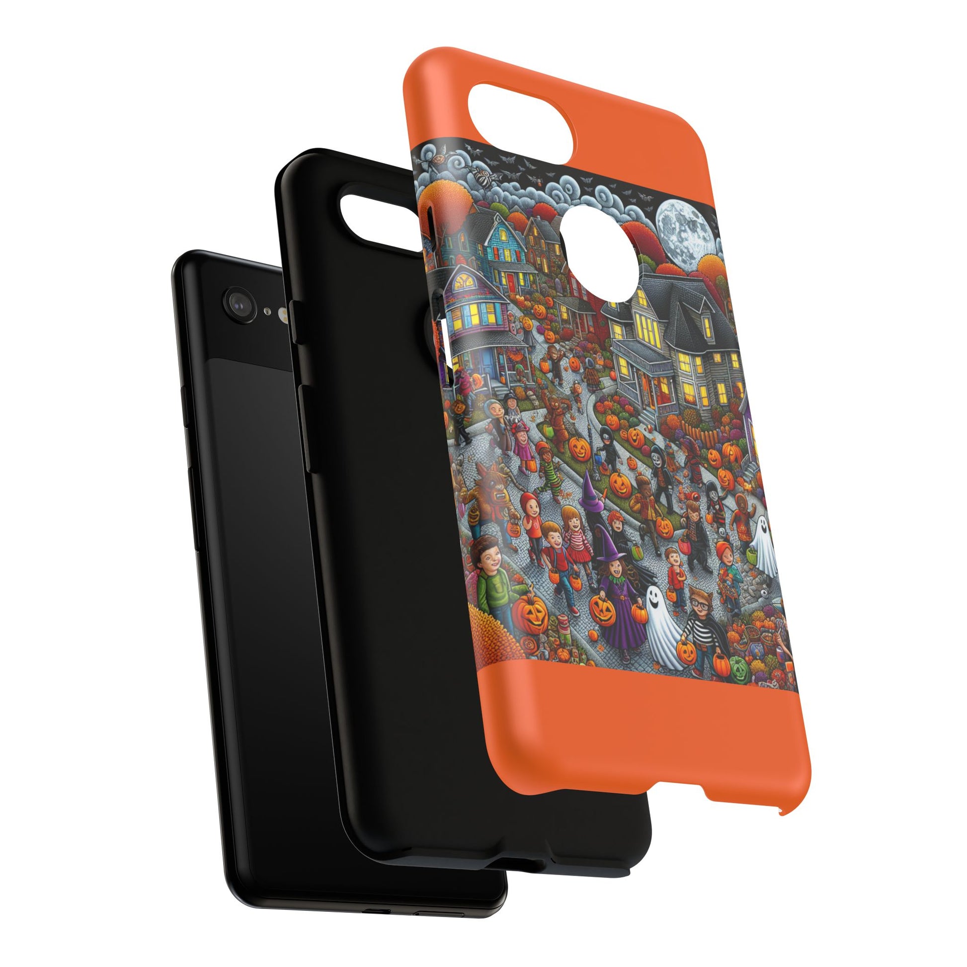 Halloween Phone Case, Tough Cases for Spooky Season, Fall Decor, Trick or Treat, Pumpkin Lovers, Ghost Design
