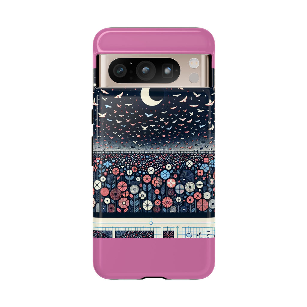 Floral Phone Case, Tough Cases for iPhone, Nature-Inspired Design, Gift for Her, Stylish Protection, Trending Accessory