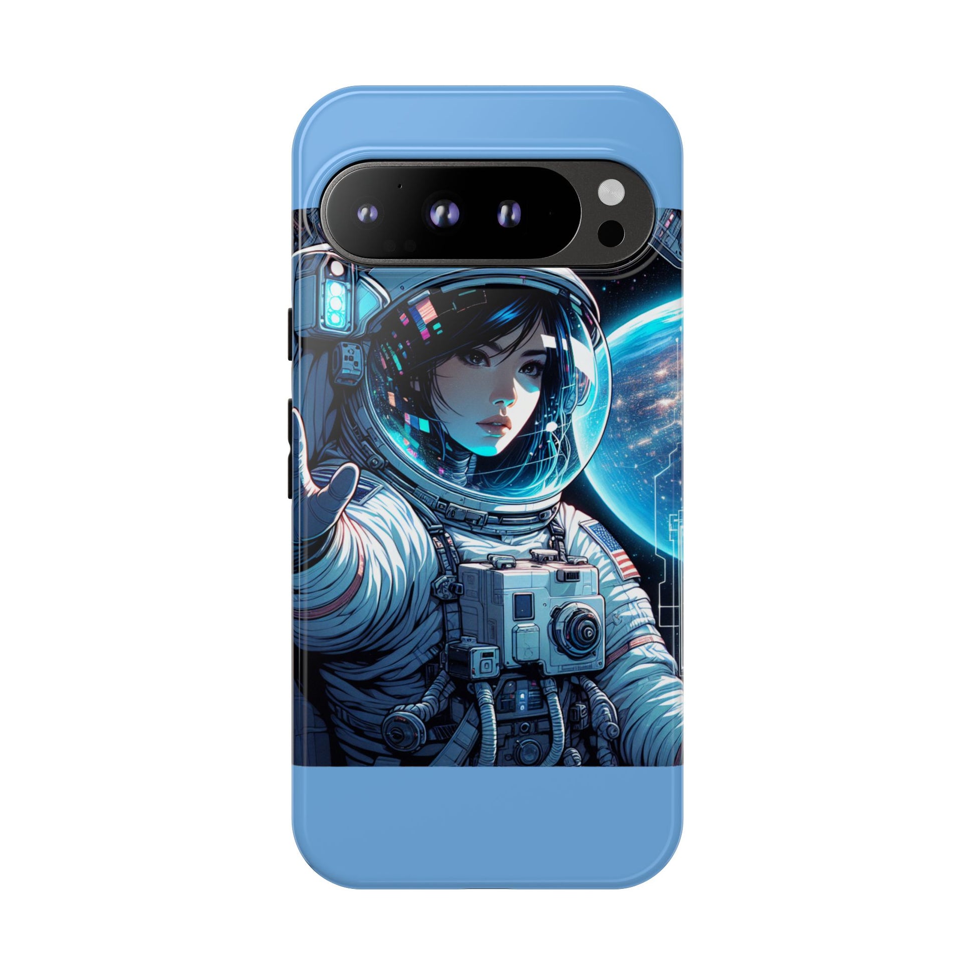 Astronaut Phone Case, Space-Themed Tough Case, Unique Gift for Science Lovers, Trendy Protection for Smartphones, Cool Tech Accessories