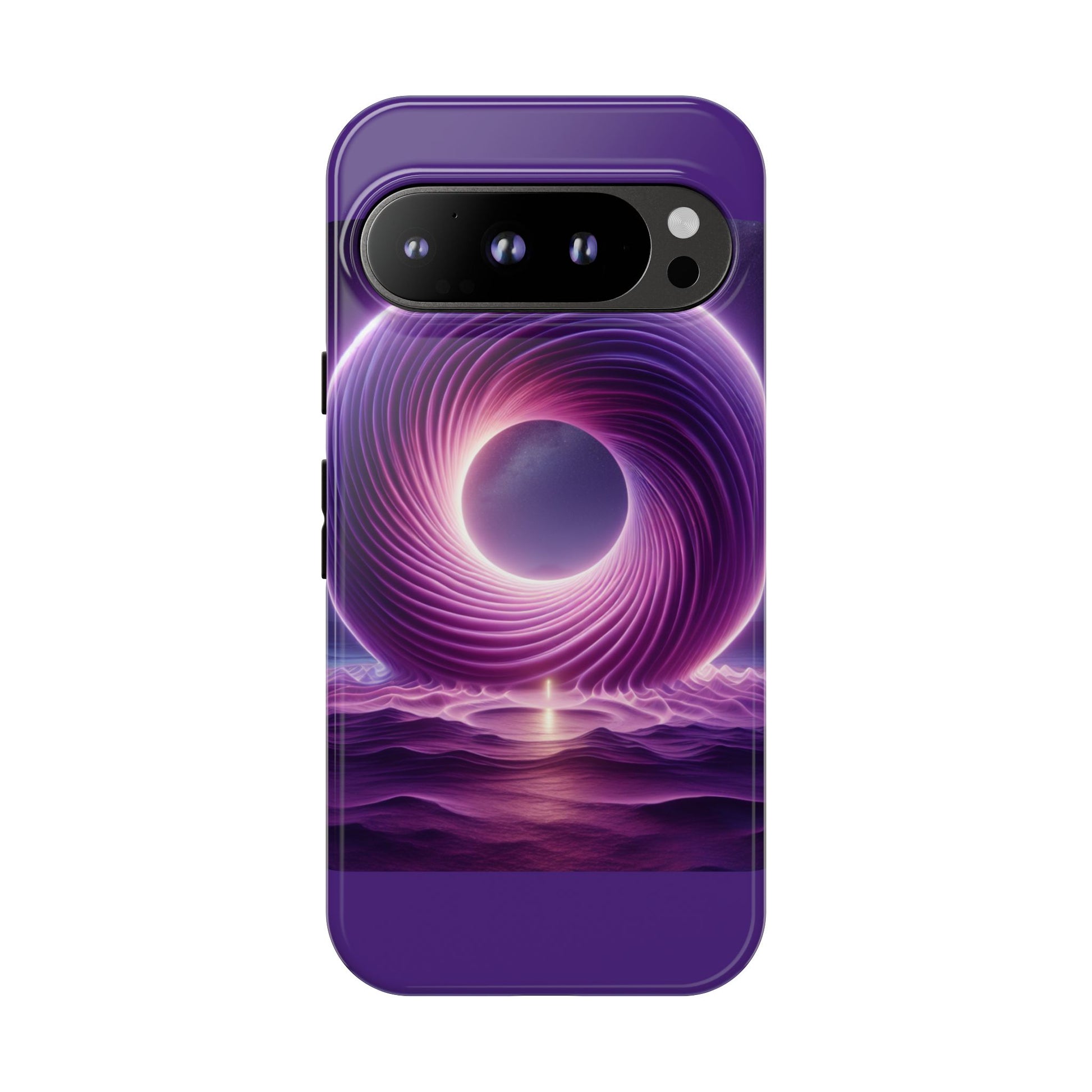 Colorful Phone Case with Swirling Design, Tough Phone Cover, Cosmic Phone Protector, Unique Gift for Tech Lovers, Stylish Smartphone Shell
