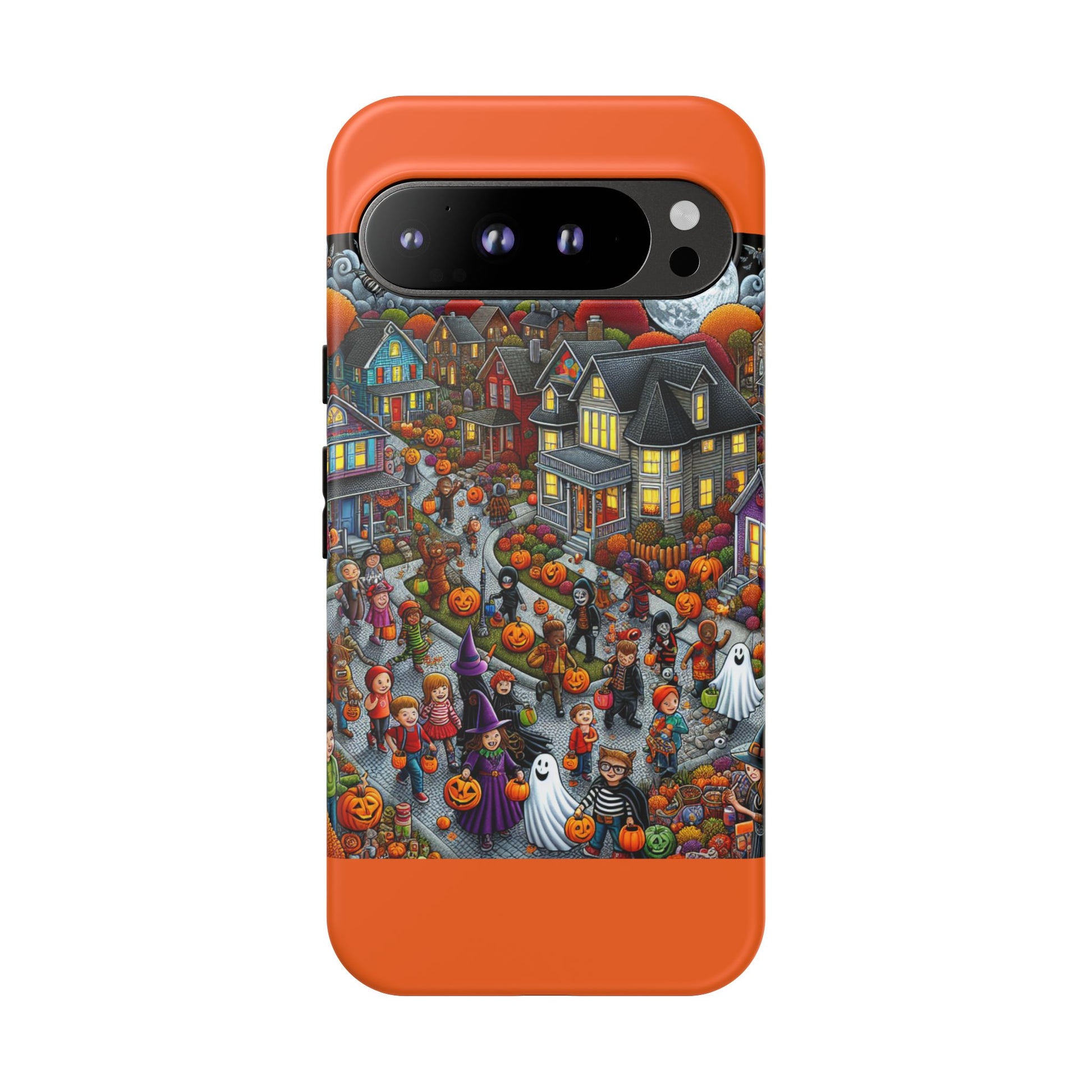 Halloween Phone Case, Tough Cases for Spooky Season, Fall Decor, Trick or Treat, Pumpkin Lovers, Ghost Design