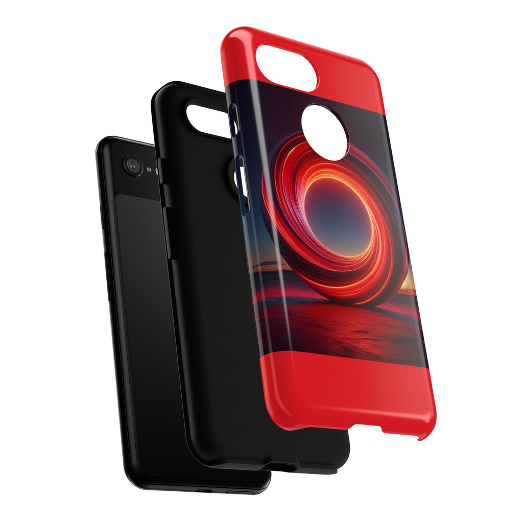 Vibrant Phone Case with Abstract Design, Tough Cases for Tech Lovers, Sleek Protection, Gift for Friends, Customizable Mobile Accessory