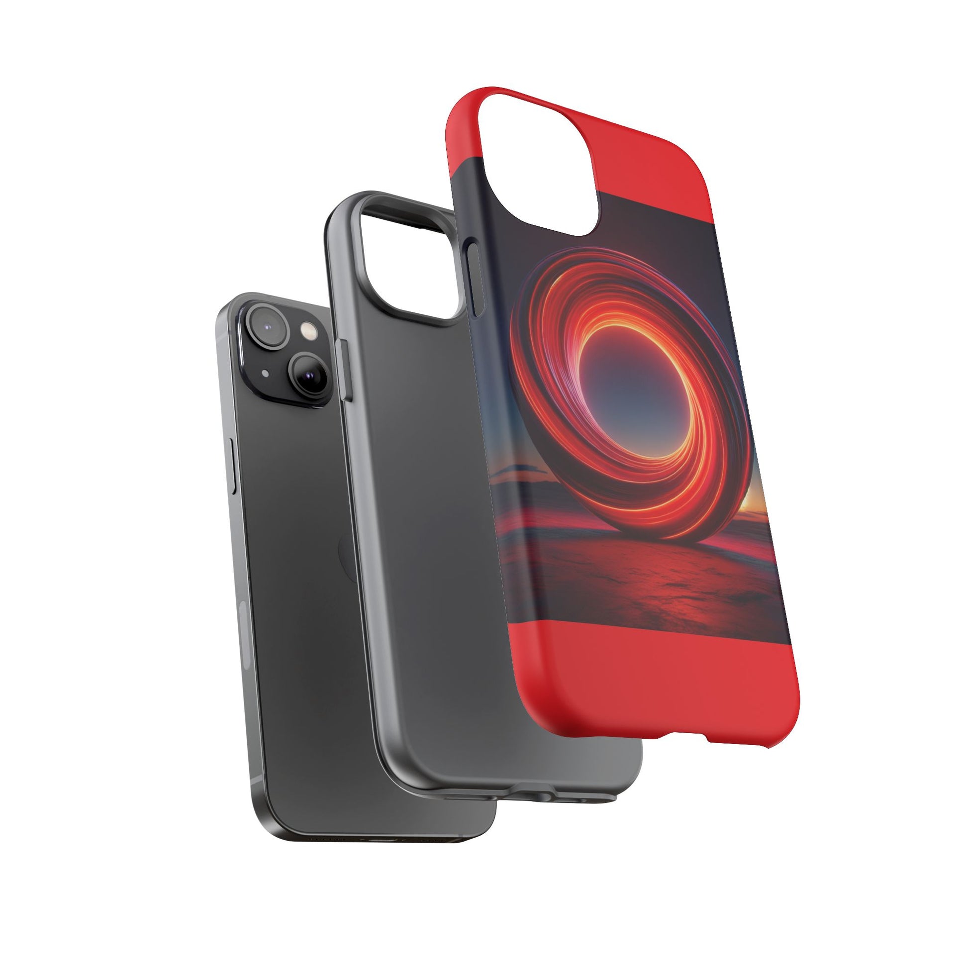 Vibrant Phone Case with Abstract Design, Tough Cases for Tech Lovers, Sleek Protection, Gift for Friends, Customizable Mobile Accessory