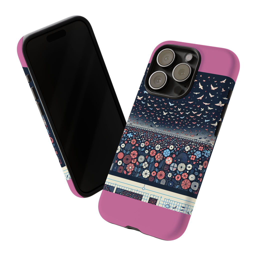 Floral Phone Case, Tough Cases for iPhone, Nature-Inspired Design, Gift for Her, Stylish Protection, Trending Accessory