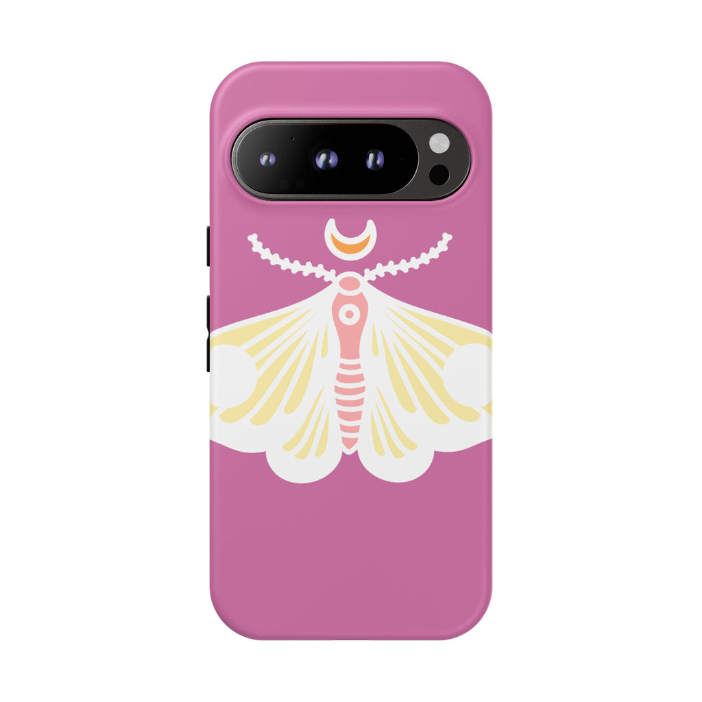Colorful Moth Phone Case | Tough Cases for iPhone, Unique Gift, Nature Lovers, Boho Style, Trendy Accessories