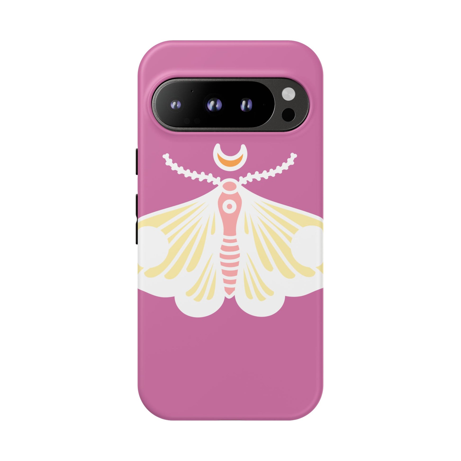 Colorful Moth Phone Case | Tough Cases for iPhone, Unique Gift, Nature Lovers, Boho Style, Trendy Accessories